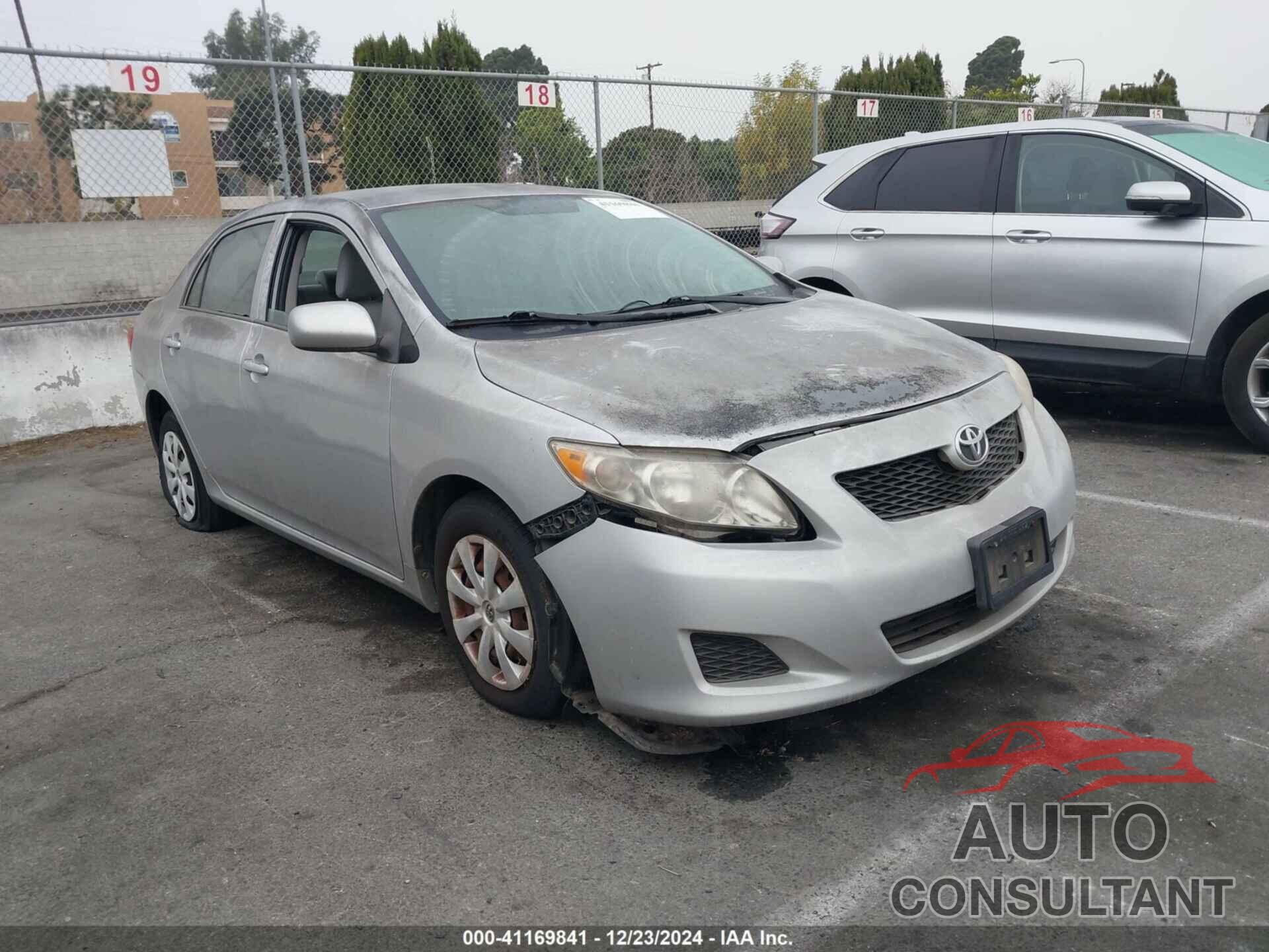 TOYOTA COROLLA 2009 - 1NXBU40E49Z066634