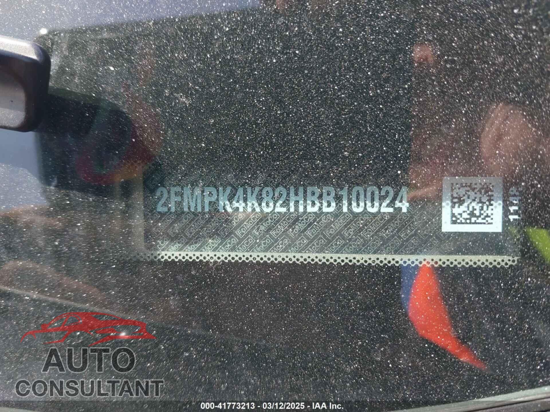 FORD EDGE 2017 - 2FMPK4K82HBB10024
