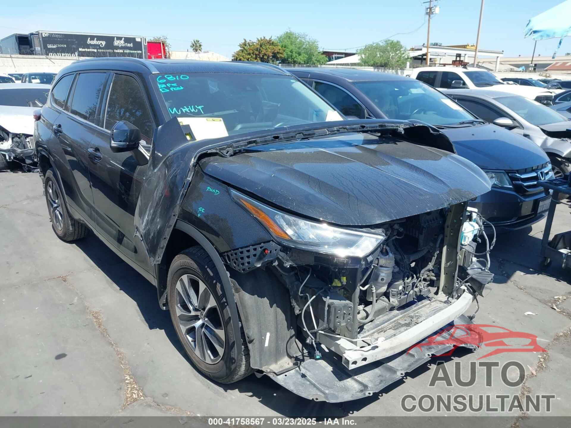 TOYOTA HIGHLANDER 2020 - 5TDGZRBH3LS016111