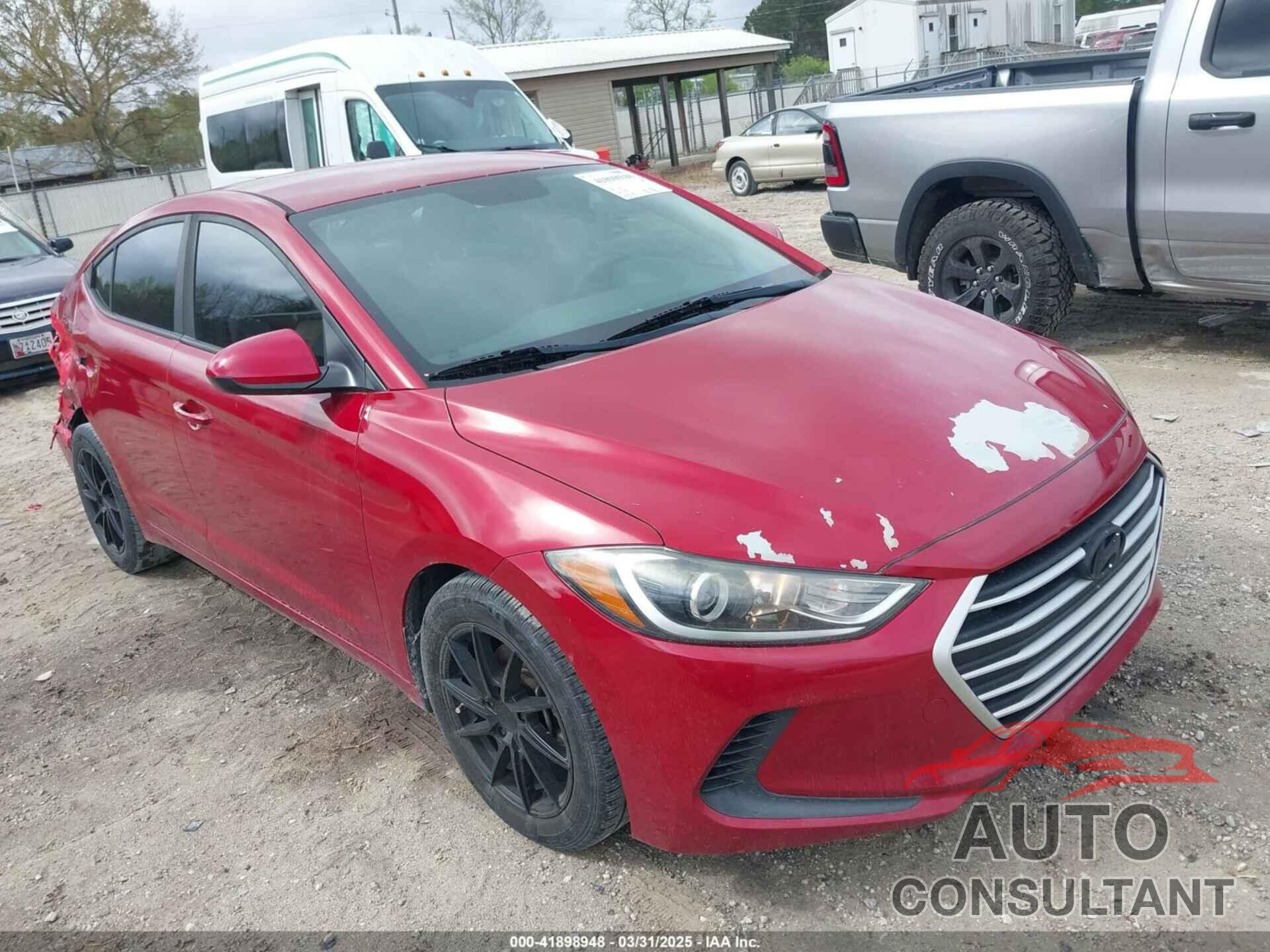HYUNDAI ELANTRA 2017 - KMHD84LF2HU417539