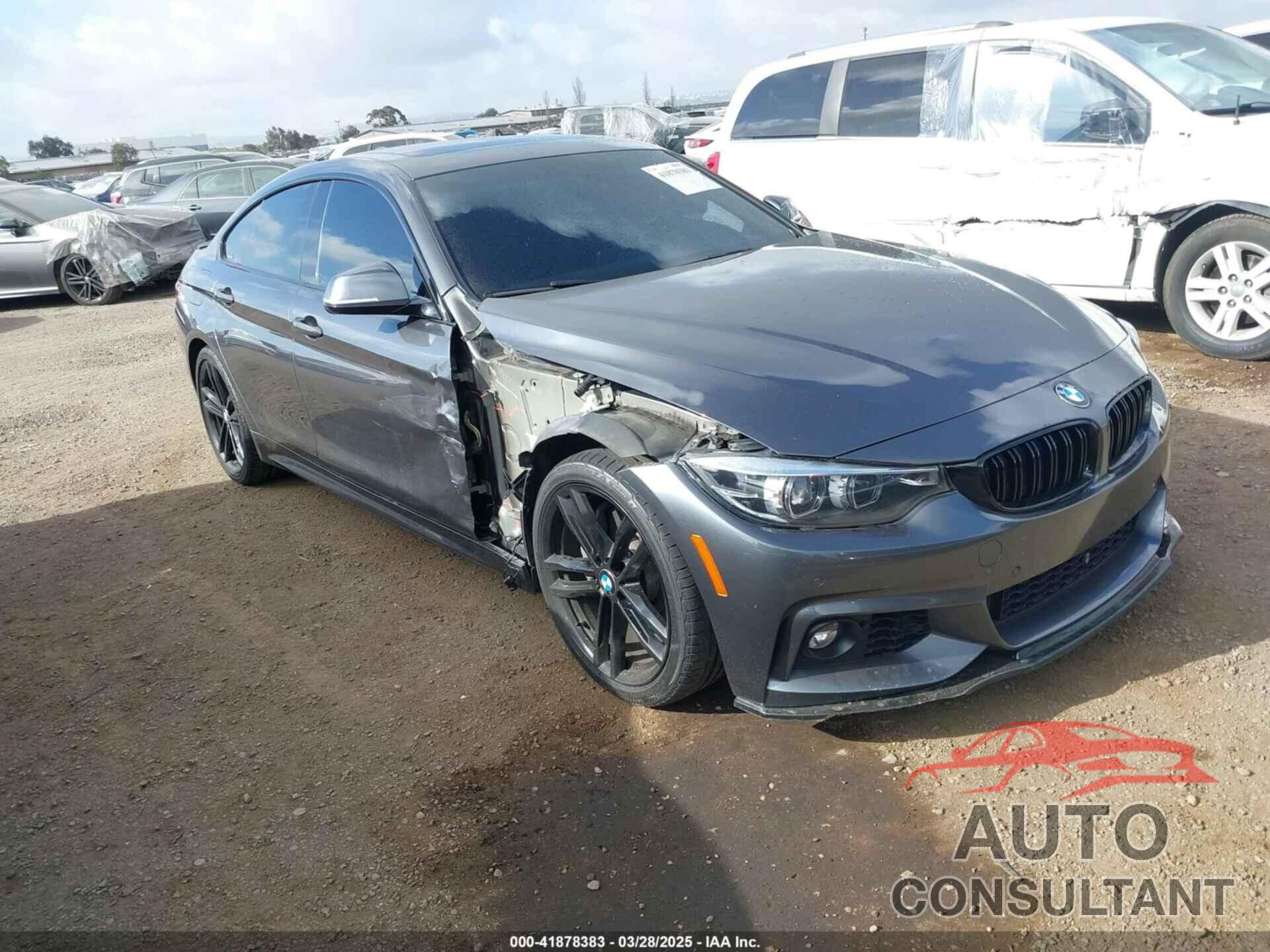 BMW 440I GRAN COUPE 2018 - WBA4J5C55JBF07372