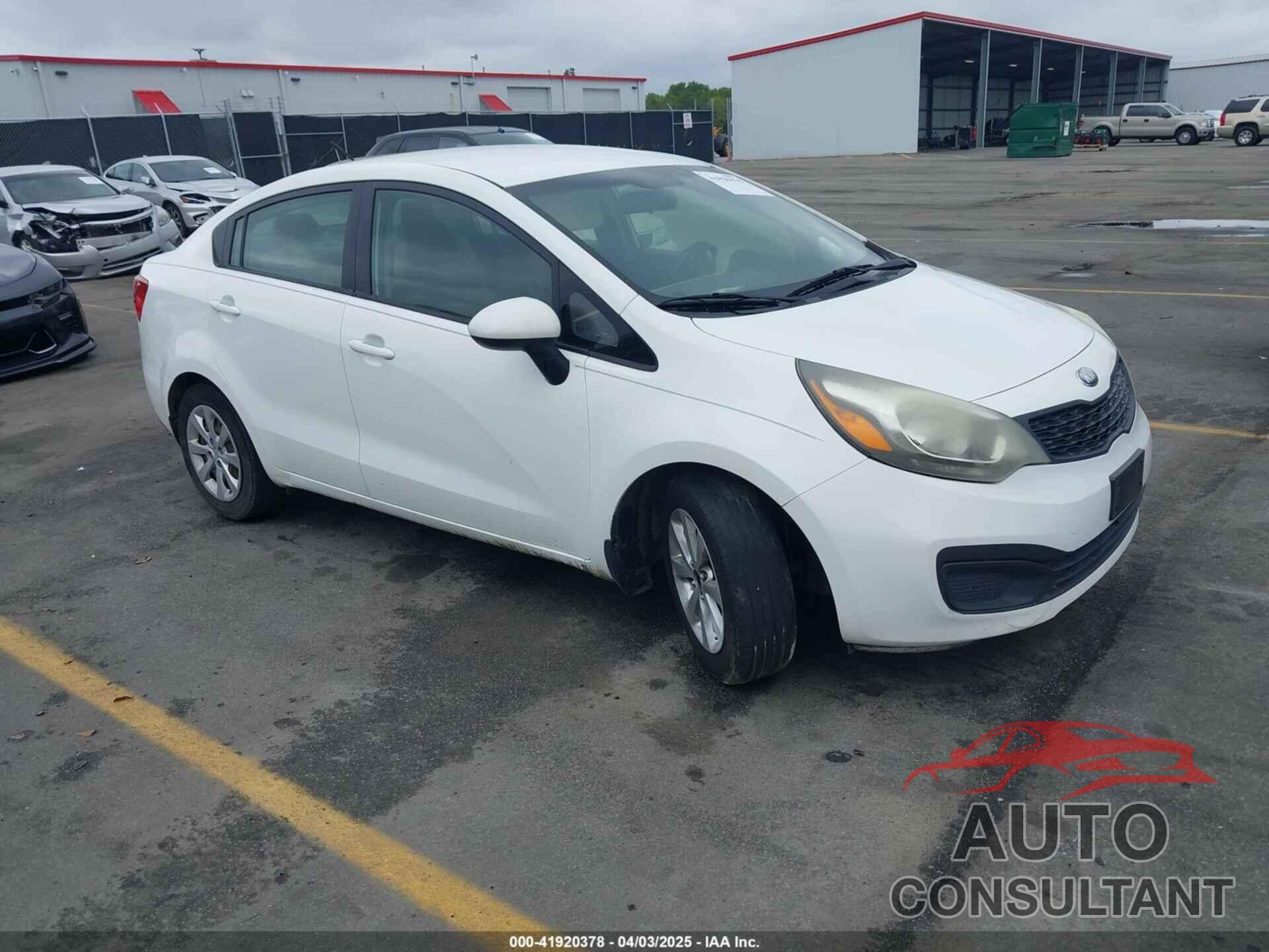 KIA RIO 2013 - KNADM4A37D6186030