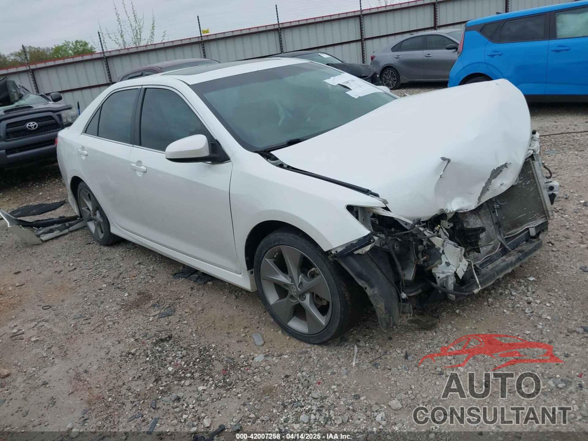 TOYOTA CAMRY 2012 - 4T1BF1FK2CU626163