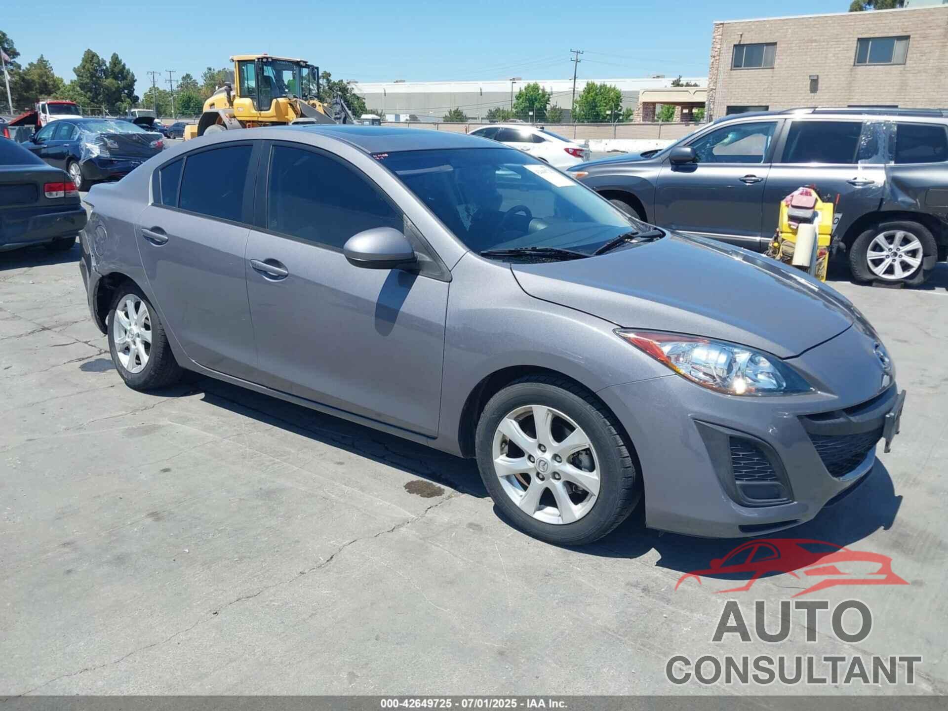 MAZDA MAZDA3 2011 - JM1BL1VG7B1478201