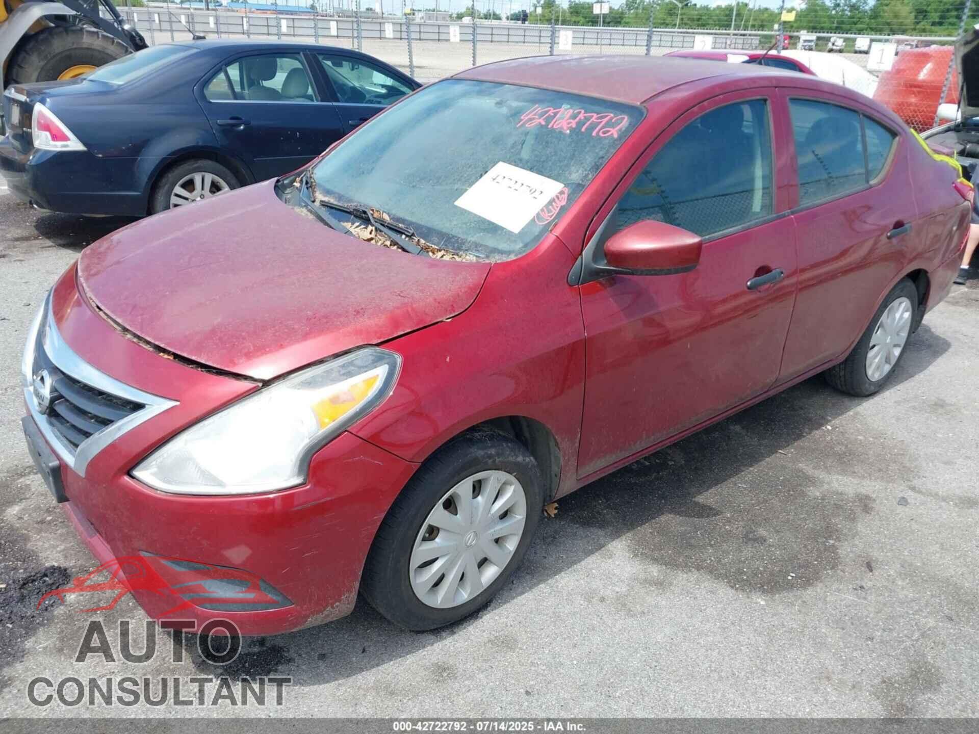 NISSAN VERSA 2016 - 3N1CN7APXGL856442