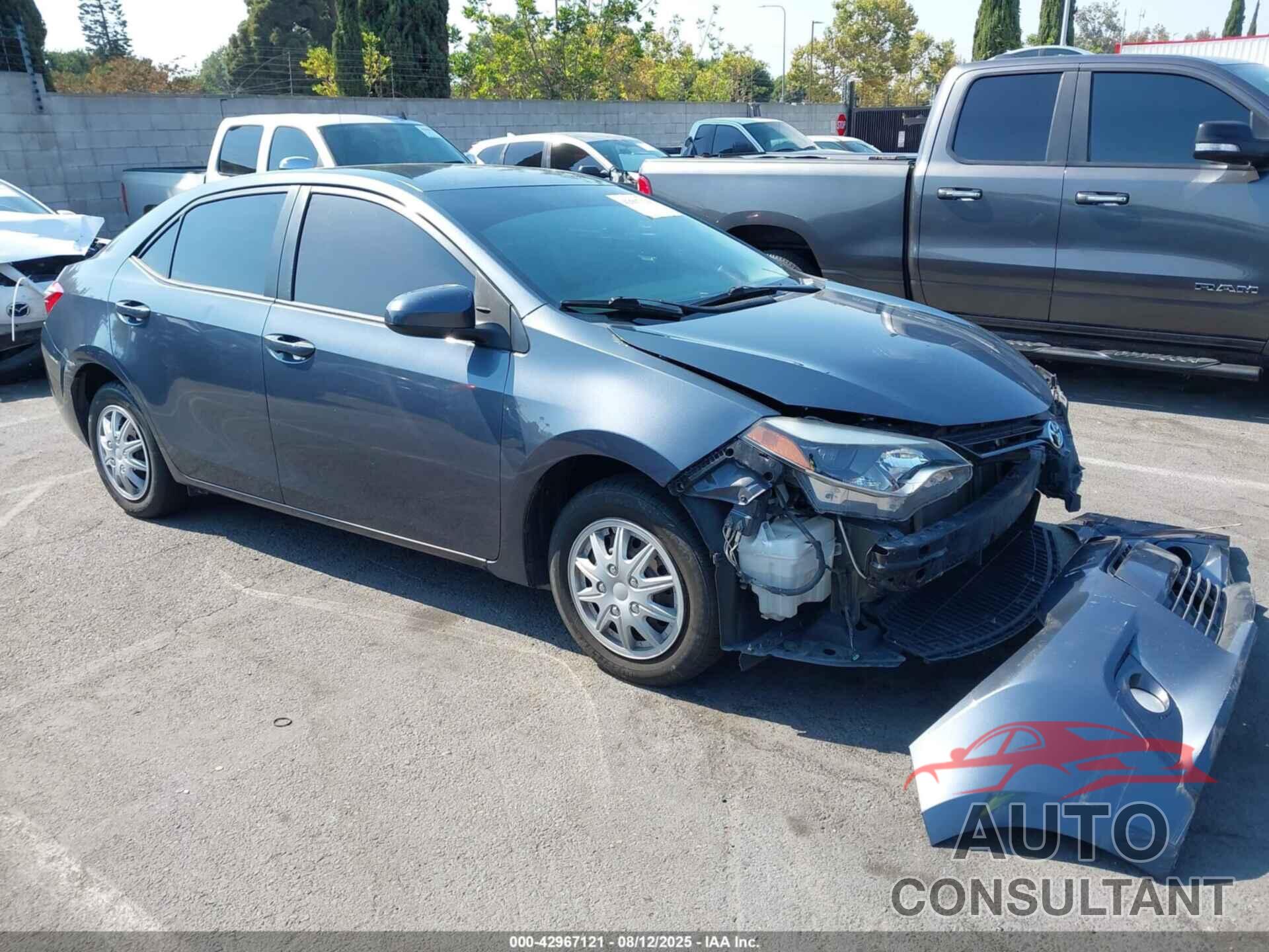 TOYOTA COROLLA 2016 - 5YFBURHE0GP523195