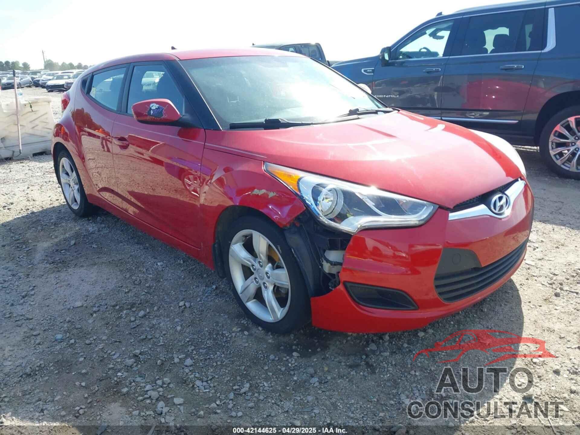 HYUNDAI VELOSTER 2013 - KMHTC6AD8DU112810
