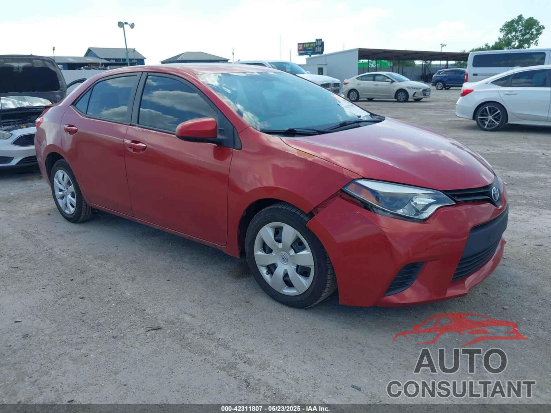 TOYOTA COROLLA 2014 - 5YFBURHE0EP005634