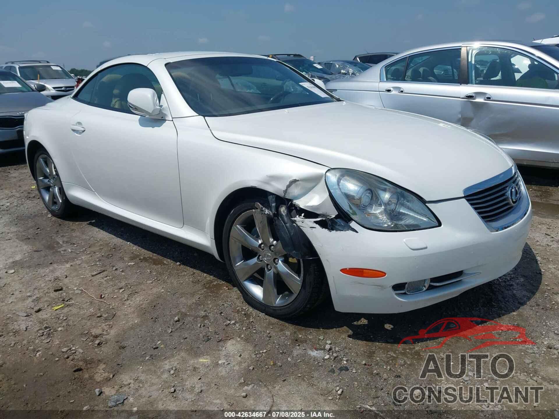LEXUS SC 430 2010 - JTHFN2EY4A9021614