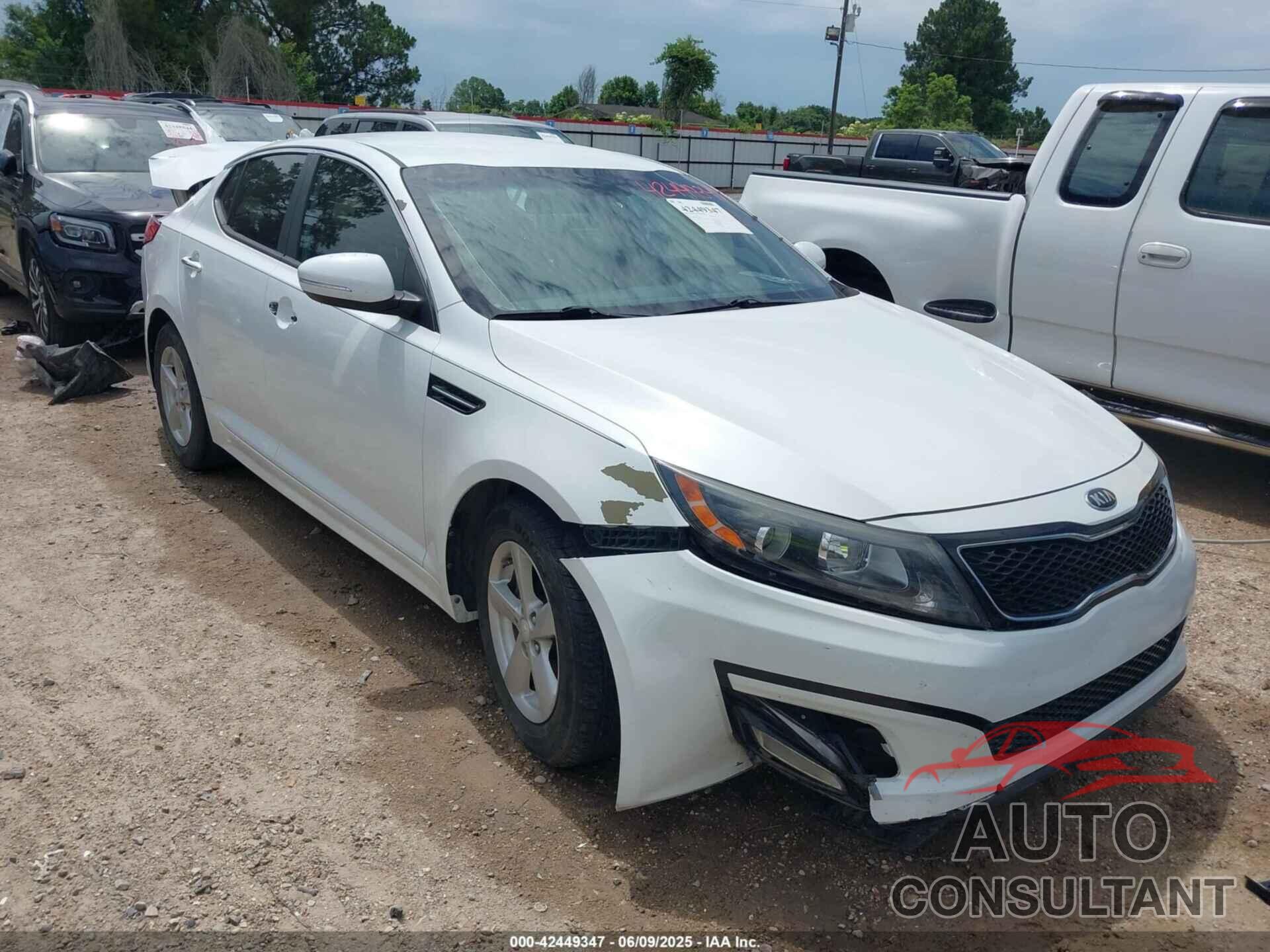 KIA OPTIMA 2014 - 5XXGM4A72EG287434
