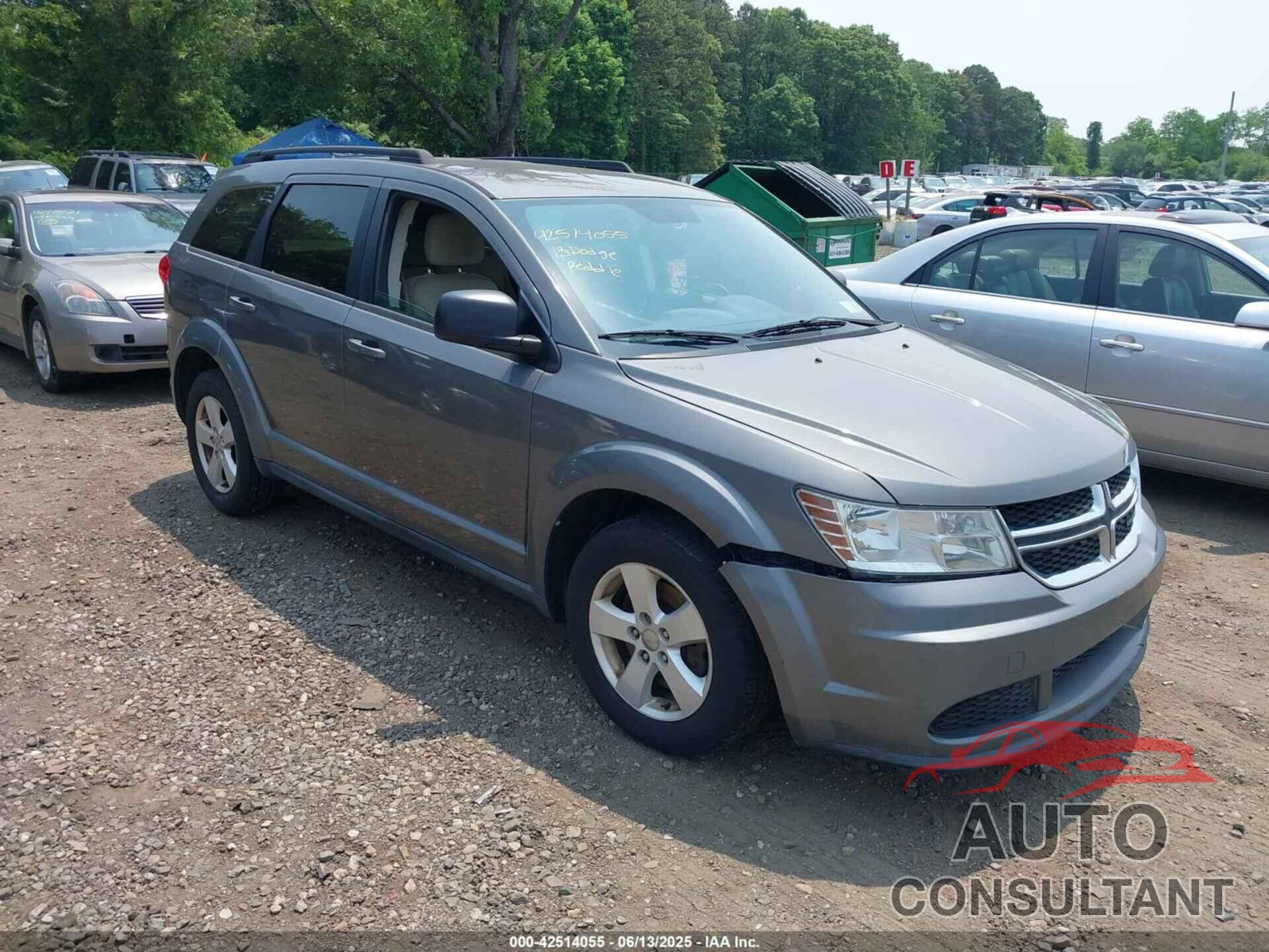 DODGE JOURNEY 2013 - 3C4PDCAB0DT691429