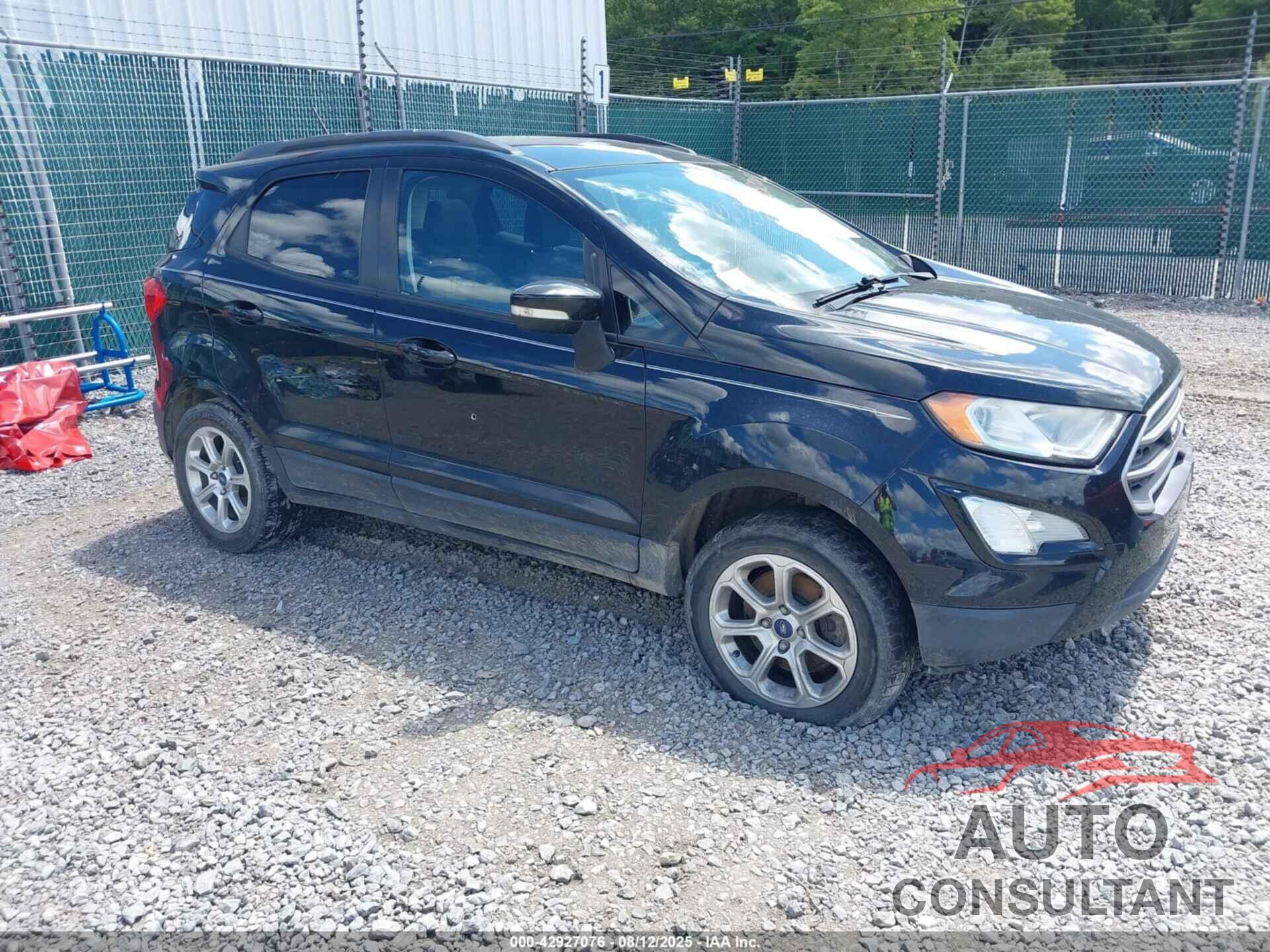FORD ECOSPORT 2018 - MAJ3P1TE1JC160450