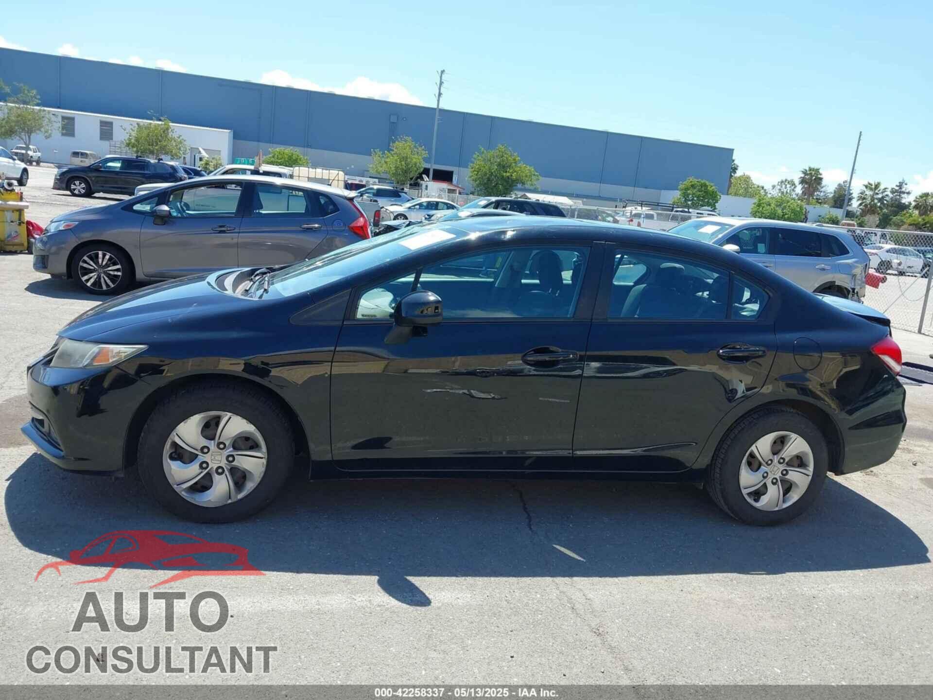 HONDA CIVIC 2013 - 19XFB2F53DE280819