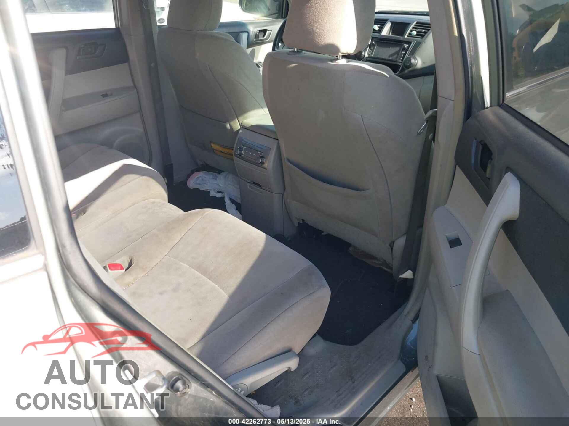TOYOTA HIGHLANDER 2013 - 5TDZA3EH8DS032976