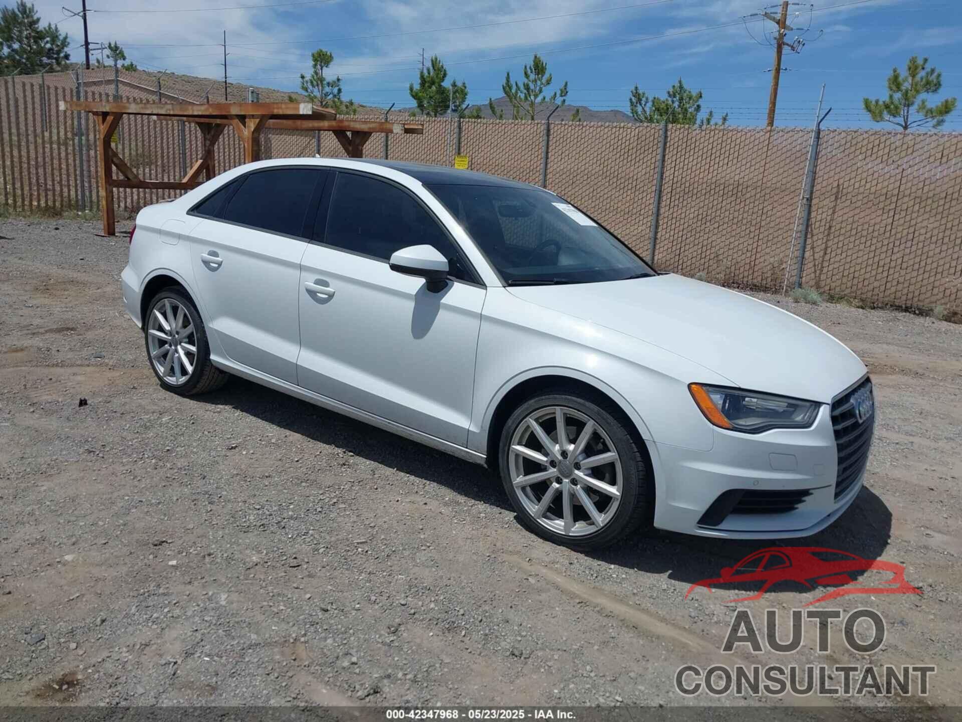 AUDI A3 2016 - WAUA7GFF6G1057244