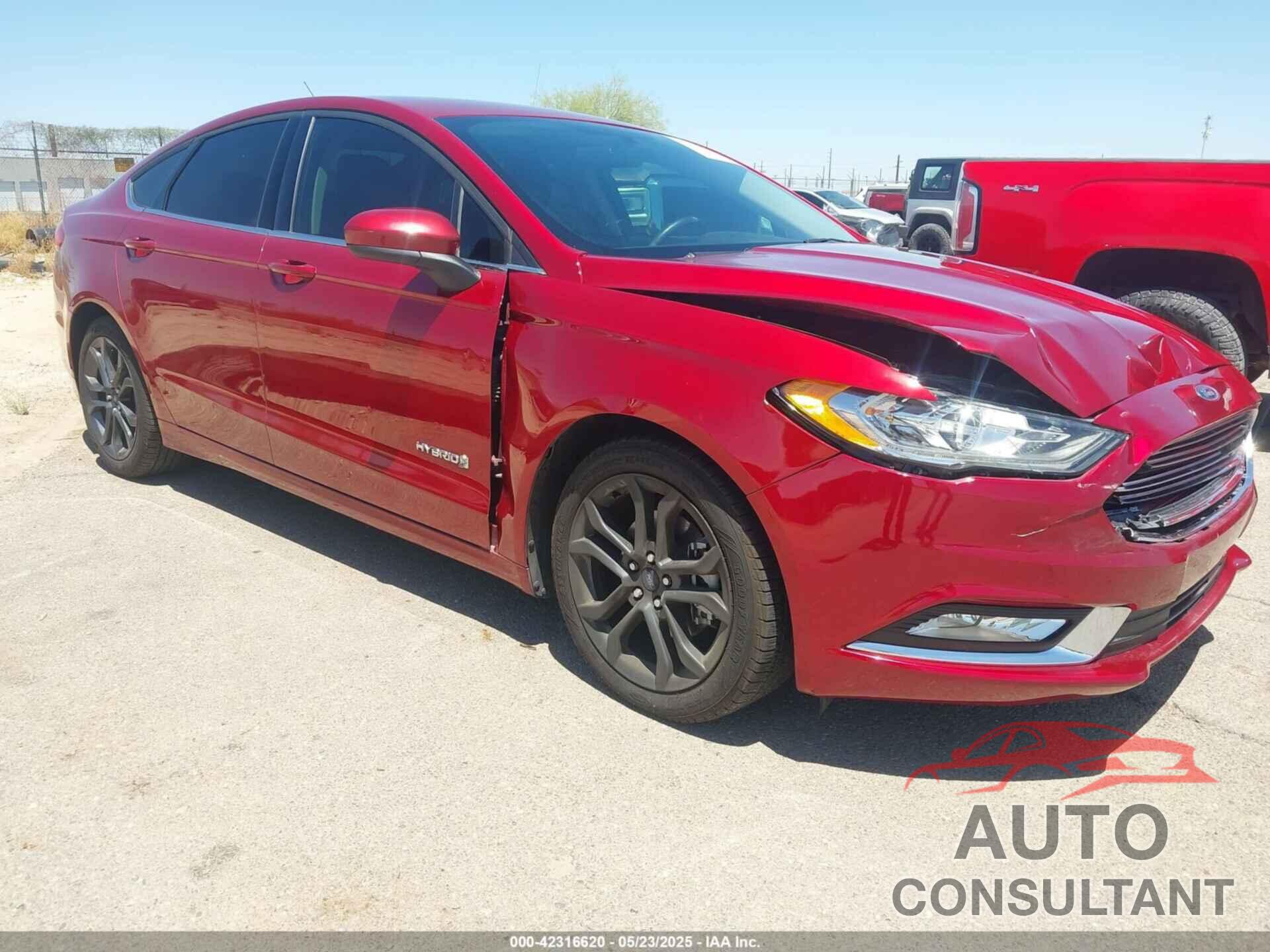 FORD FUSION HYBRID 2018 - 3FA6P0LU7JR163207