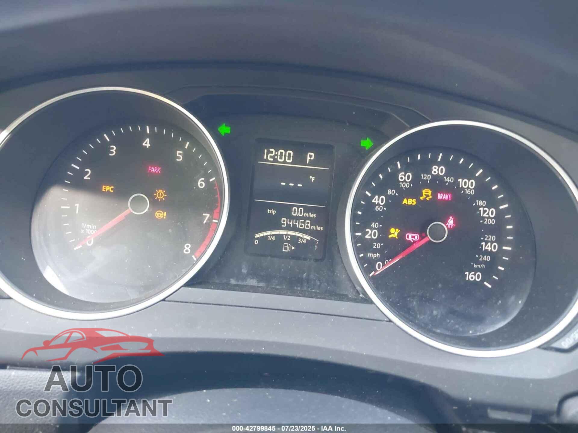 VOLKSWAGEN JETTA 2017 - 3VW2B7AJ2HM398580
