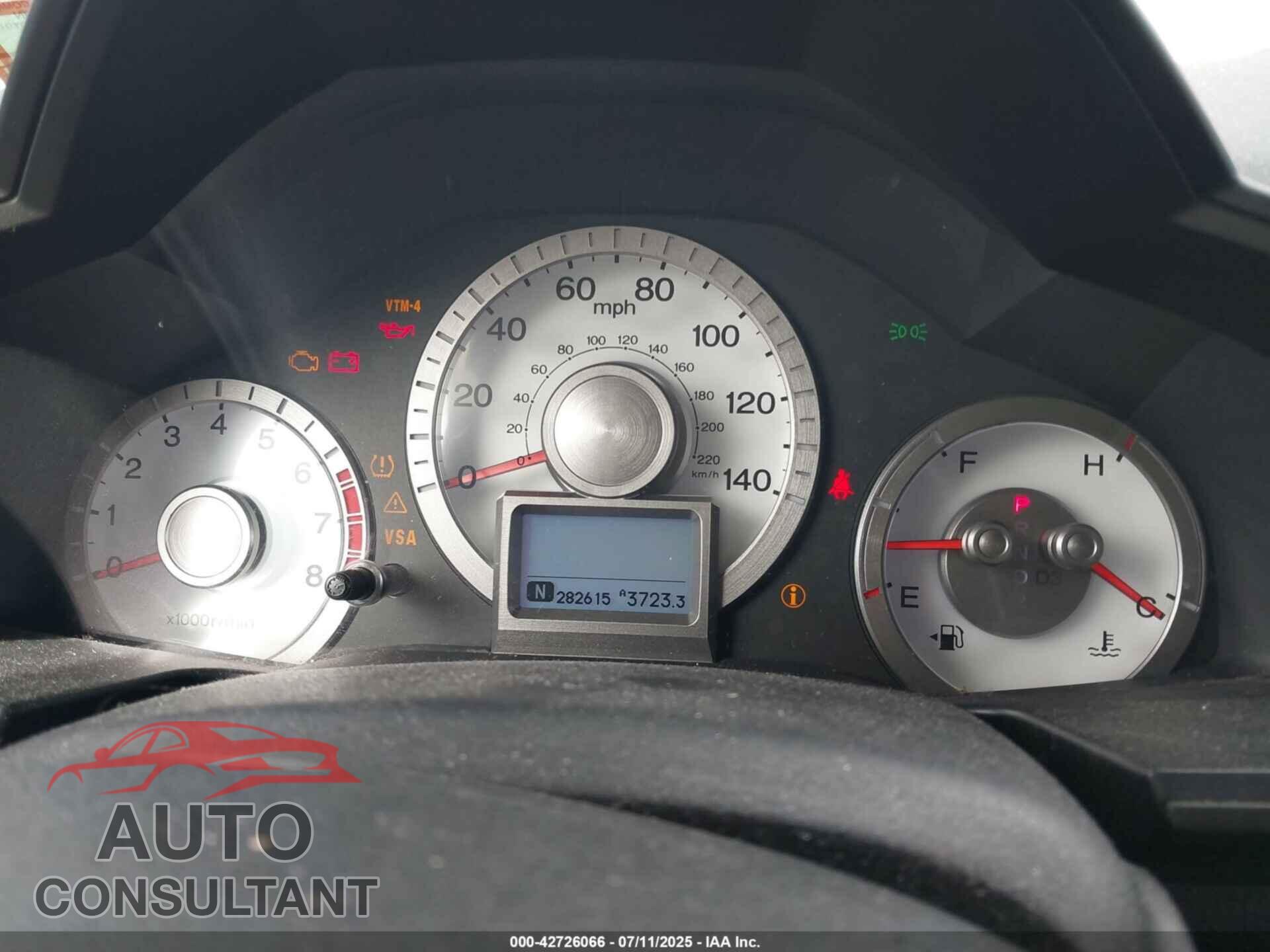 HONDA PILOT 2011 - 5FNYF4H98BB001042