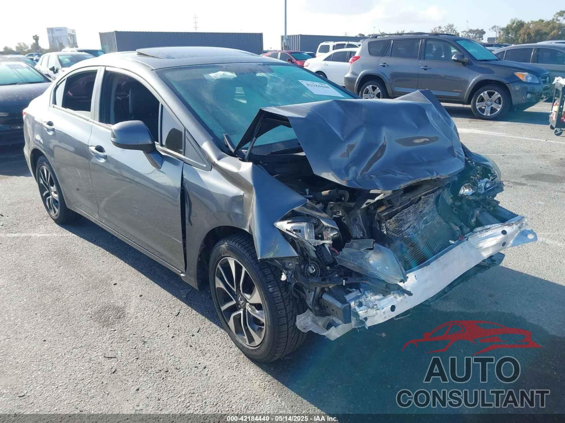 HONDA CIVIC 2013 - 19XFB2F90DE239647
