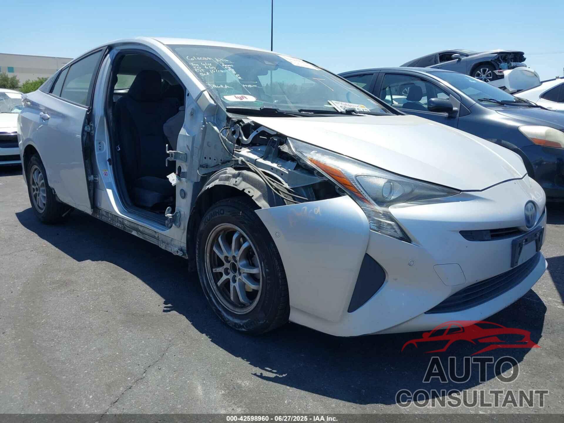 TOYOTA PRIUS 2017 - JTDKBRFU0H3040641
