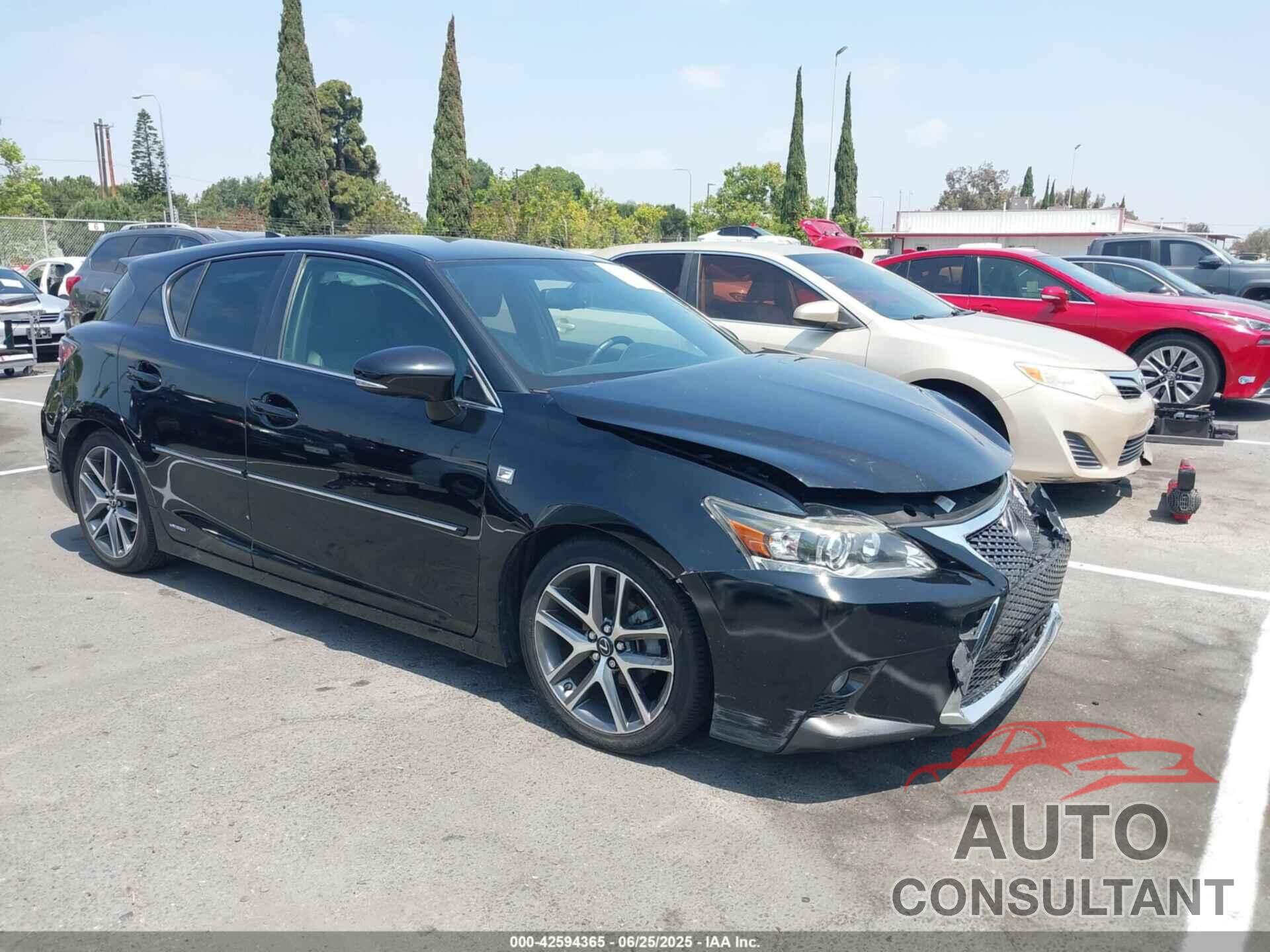LEXUS CT 200H 2016 - JTHKD5BH9G2253389