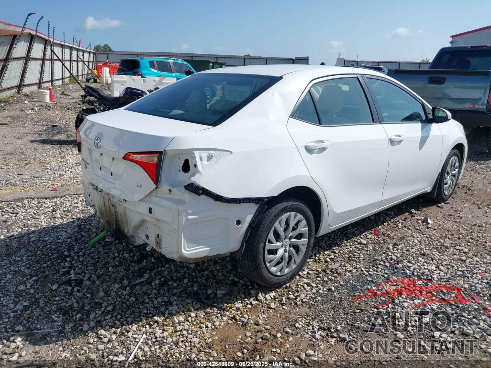 TOYOTA COROLLA 2017 - 2T1BURHEXHC946867