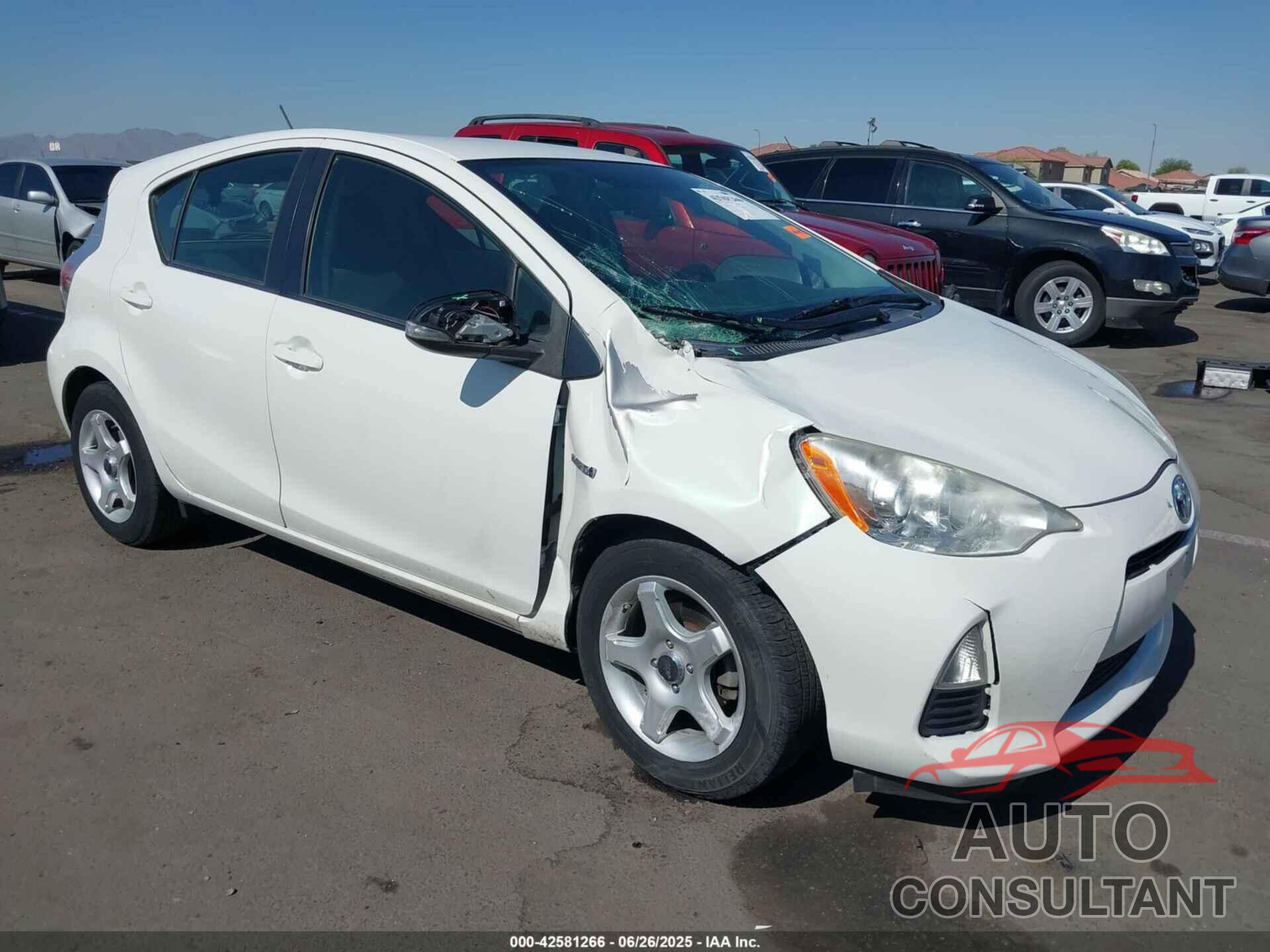 TOYOTA PRIUS C 2013 - JTDKDTB36D1539860