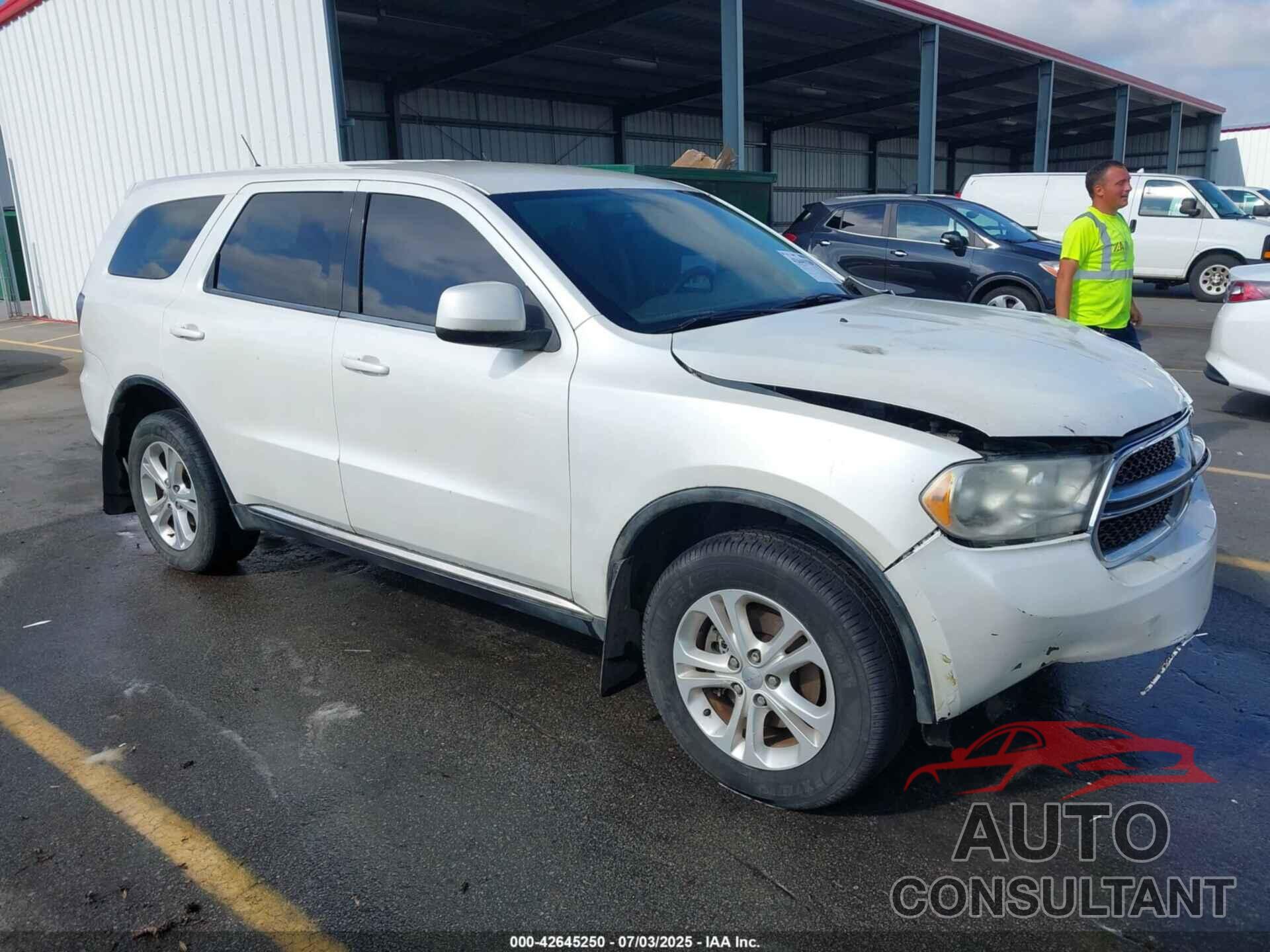 DODGE DURANGO 2012 - 1C4RDHAG9CC237210