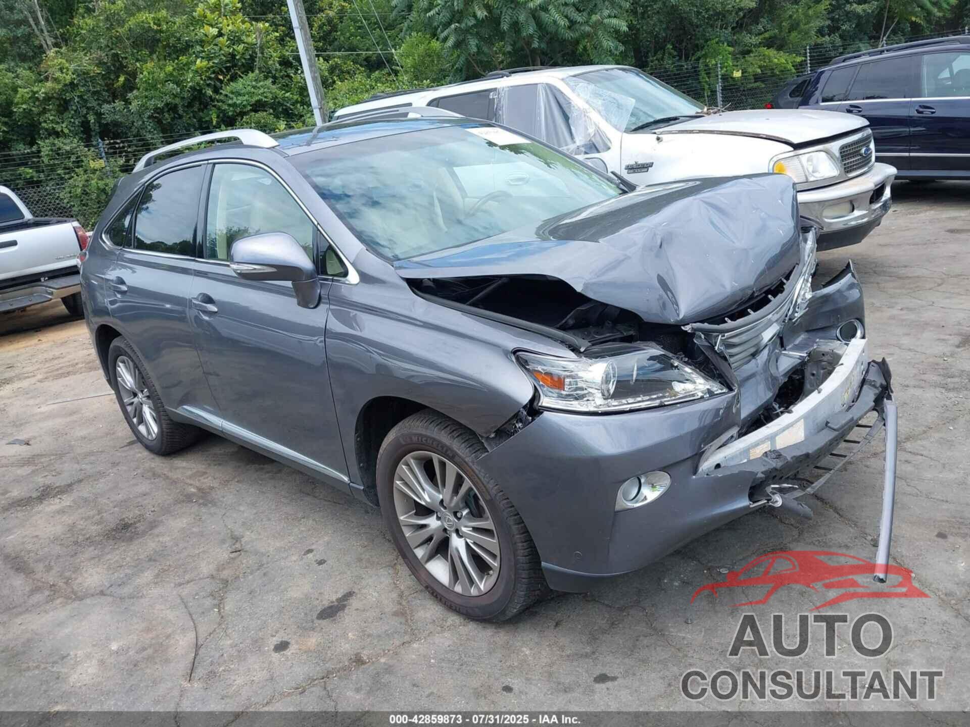 LEXUS RX 350 2013 - JTJZK1BAXD2009373