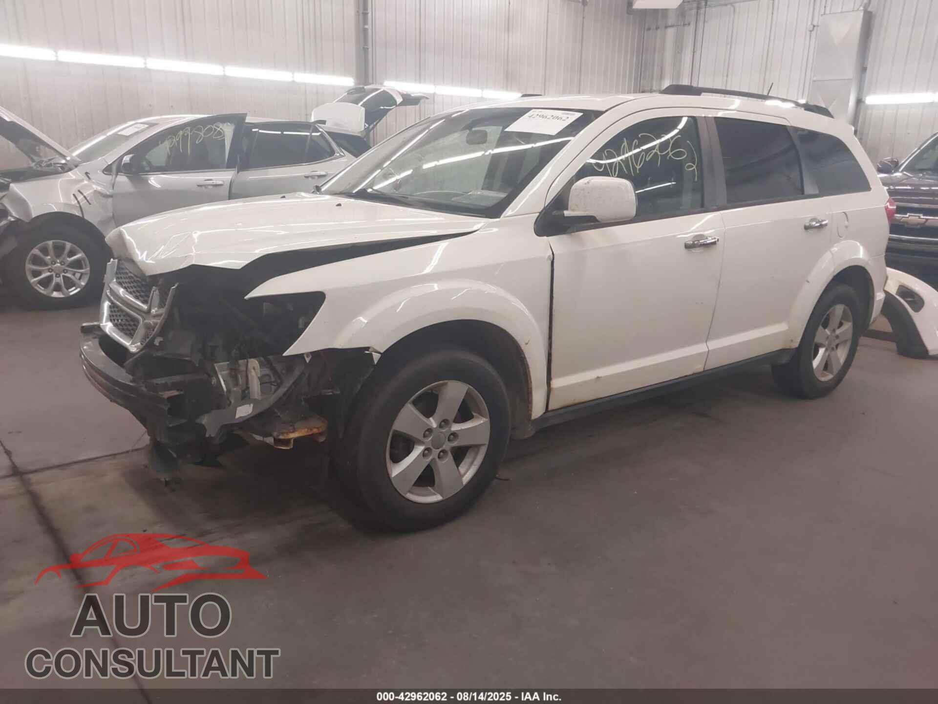 DODGE JOURNEY 2012 - 3C4PDCBG6CT282618