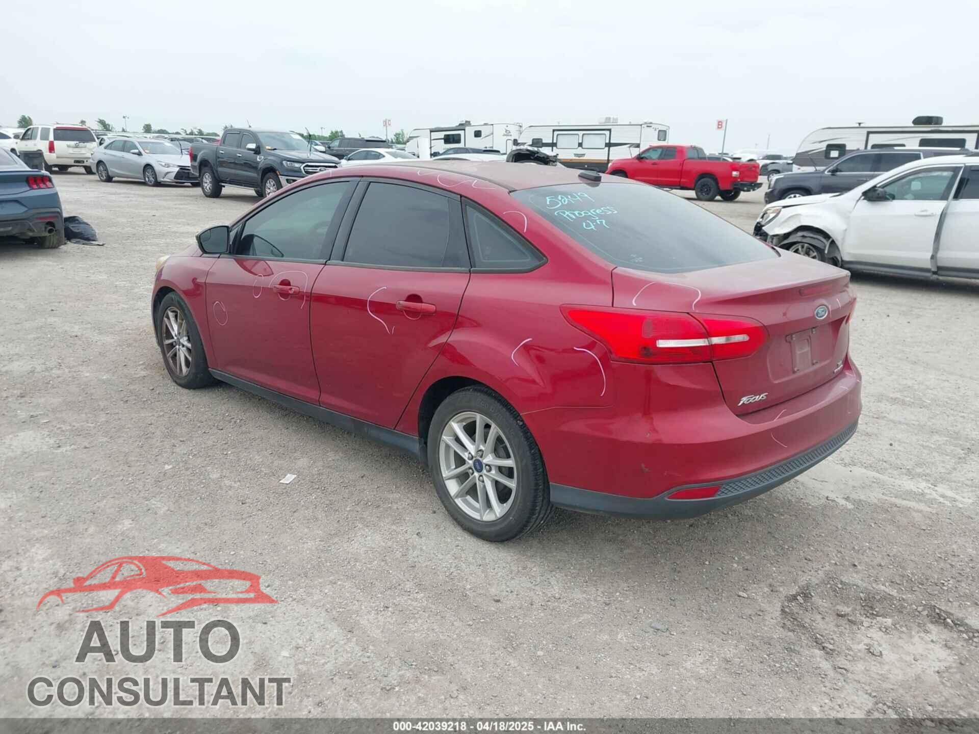 FORD FOCUS 2016 - 1FADP3F21GL249915