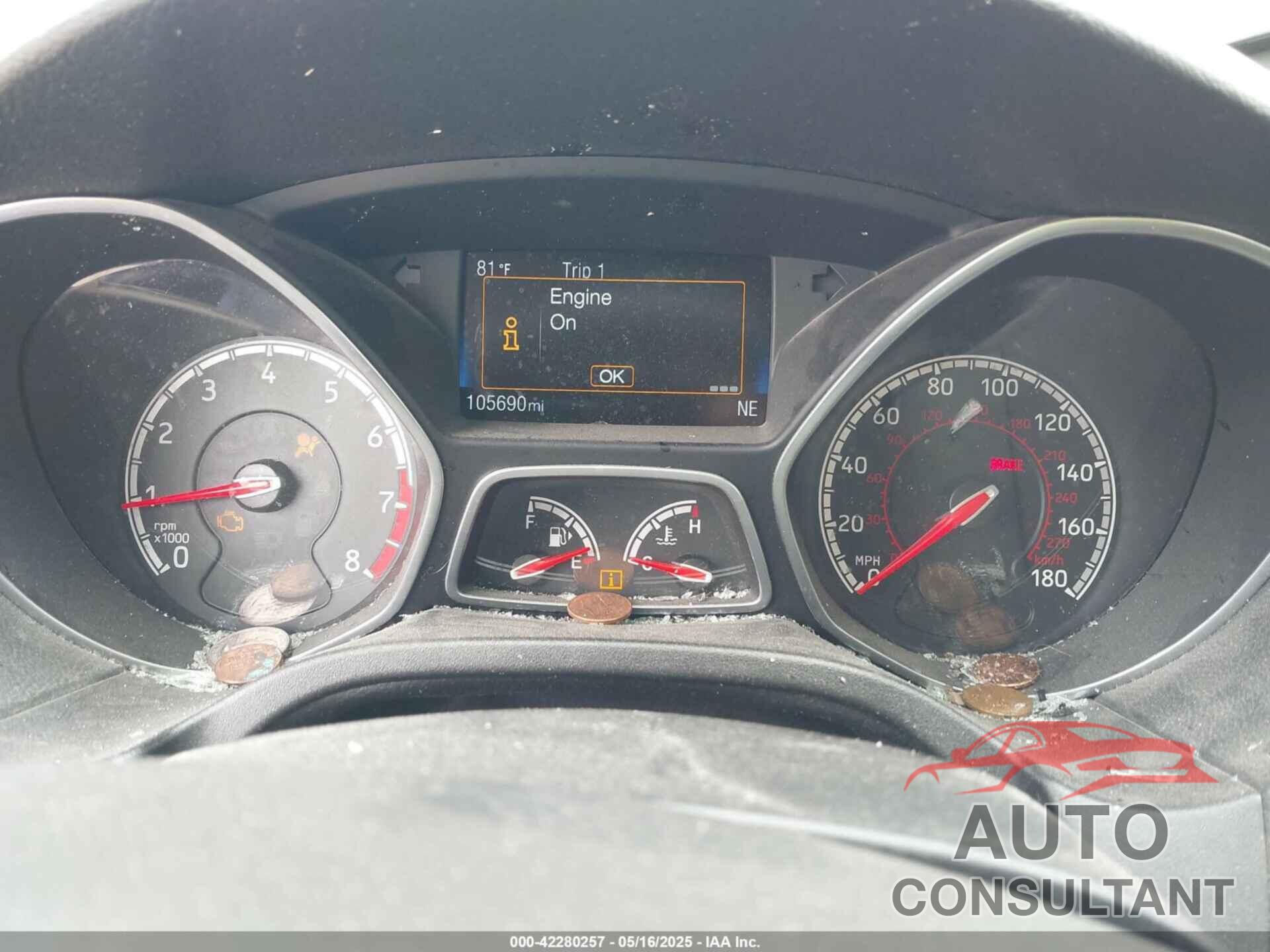 FORD FOCUS ST 2017 - 1FADP3L91HL328052