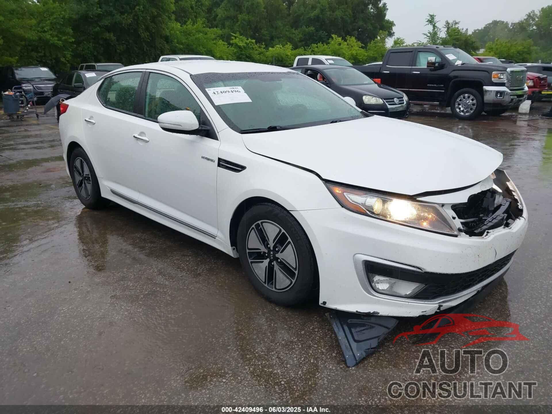 KIA OPTIMA HYBRID 2013 - KNAGM4AD0D5058403