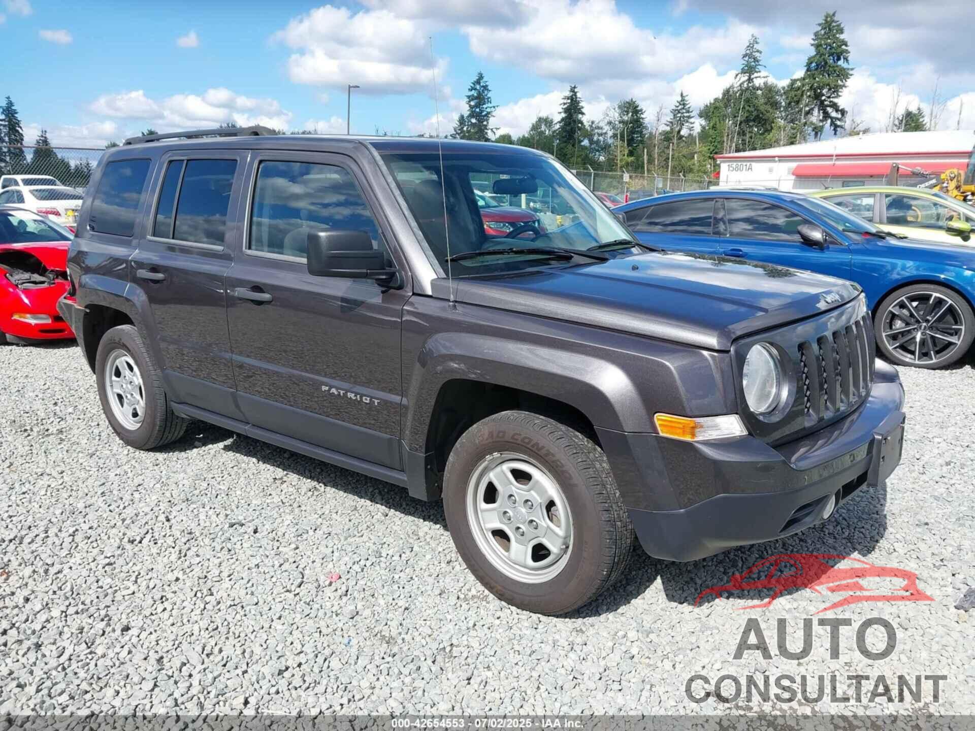 JEEP PATRIOT 2014 - 1C4NJPBAXED893716