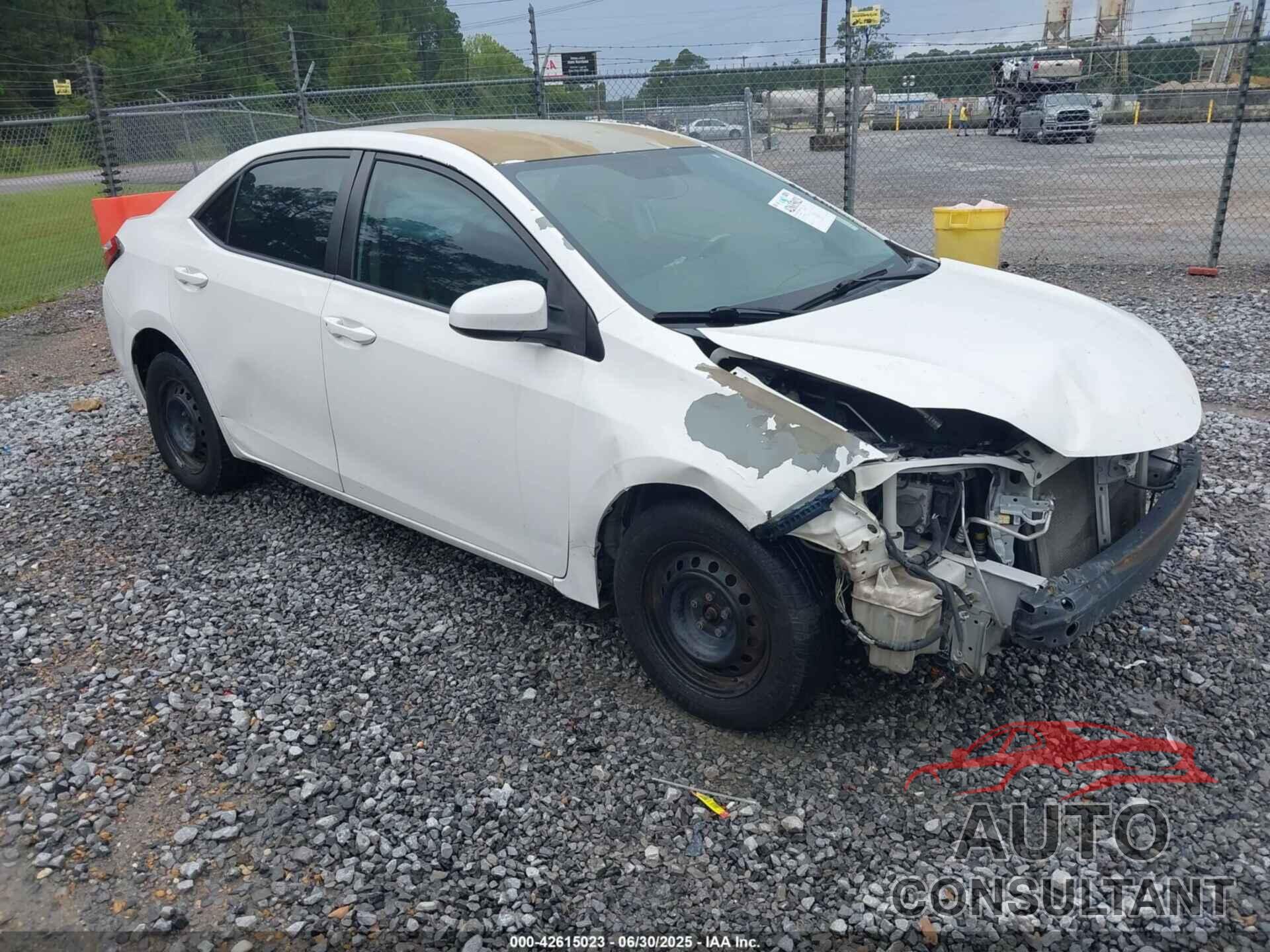TOYOTA COROLLA 2014 - 5YFBURHEXEP003003