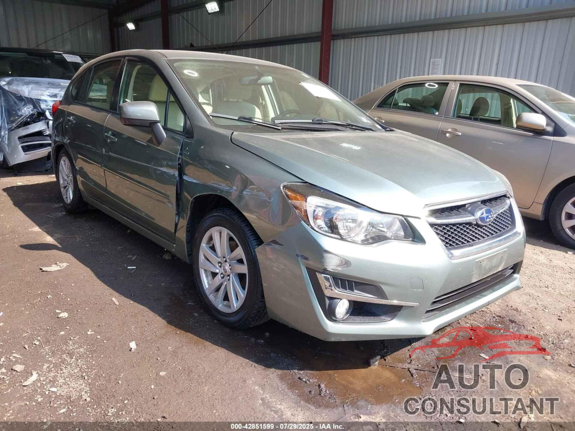 SUBARU IMPREZA 2016 - JF1GPAB68GH208274