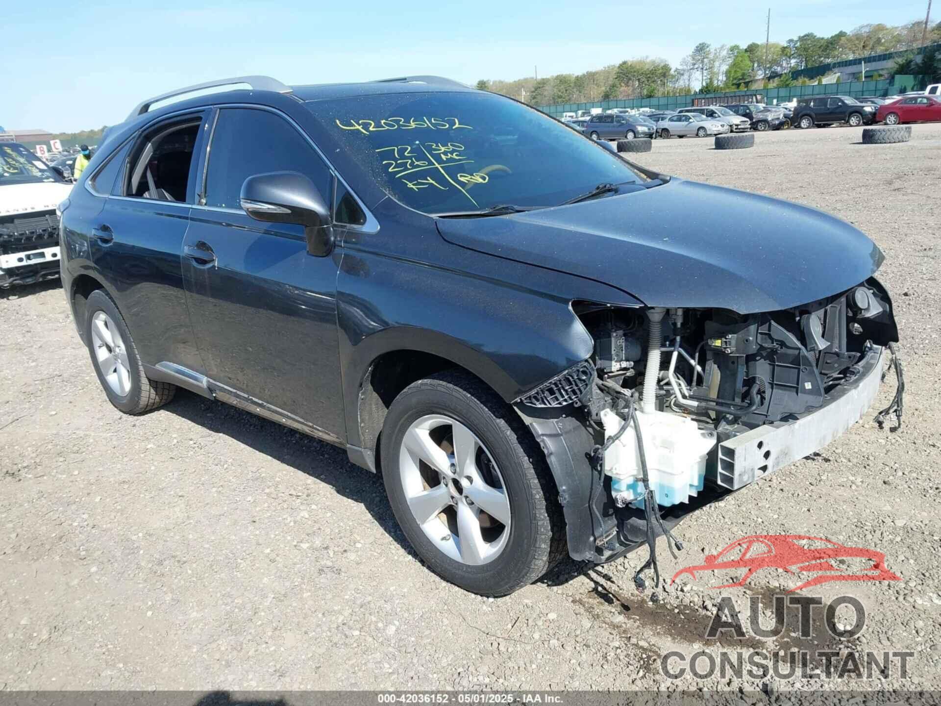 LEXUS RX 350 2011 - 2T2BK1BA3BC086892