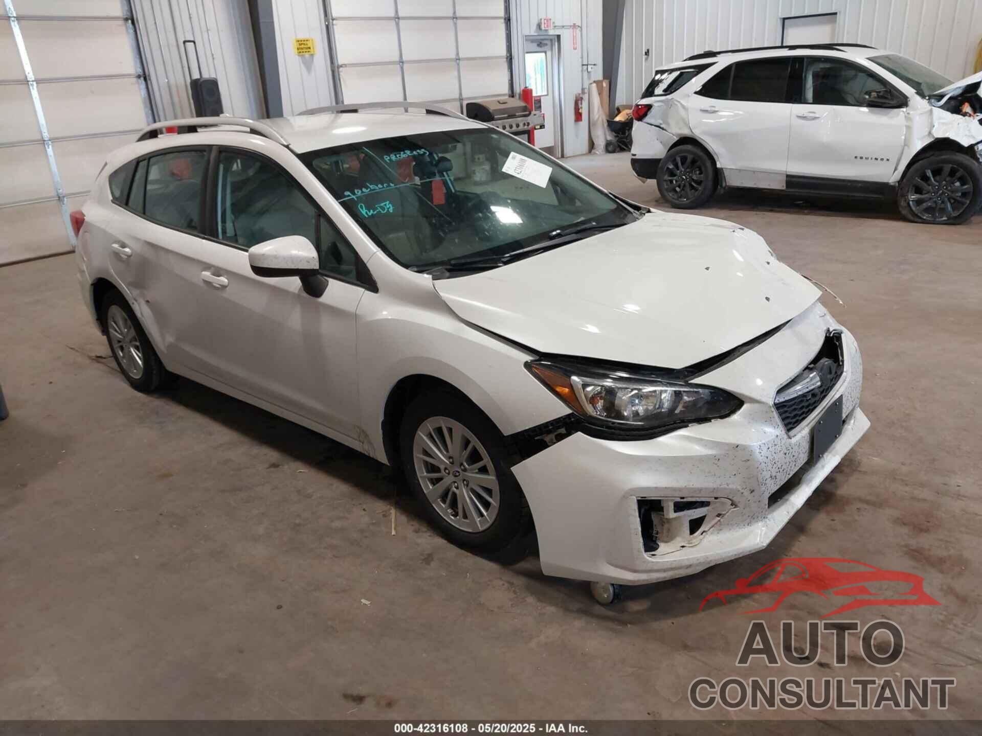 SUBARU IMPREZA 2017 - 4S3GTAD61H3727314
