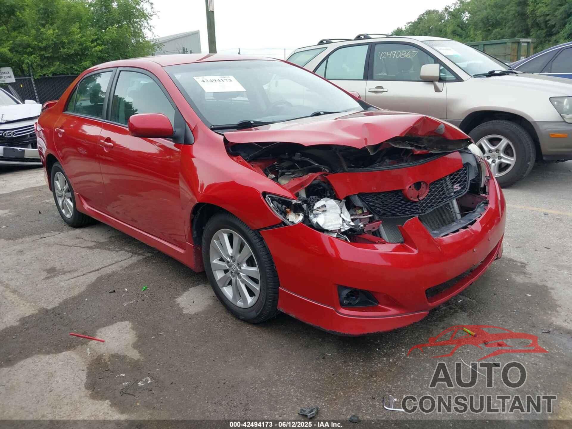 TOYOTA COROLLA 2010 - 2T1BU4EE9AC464355