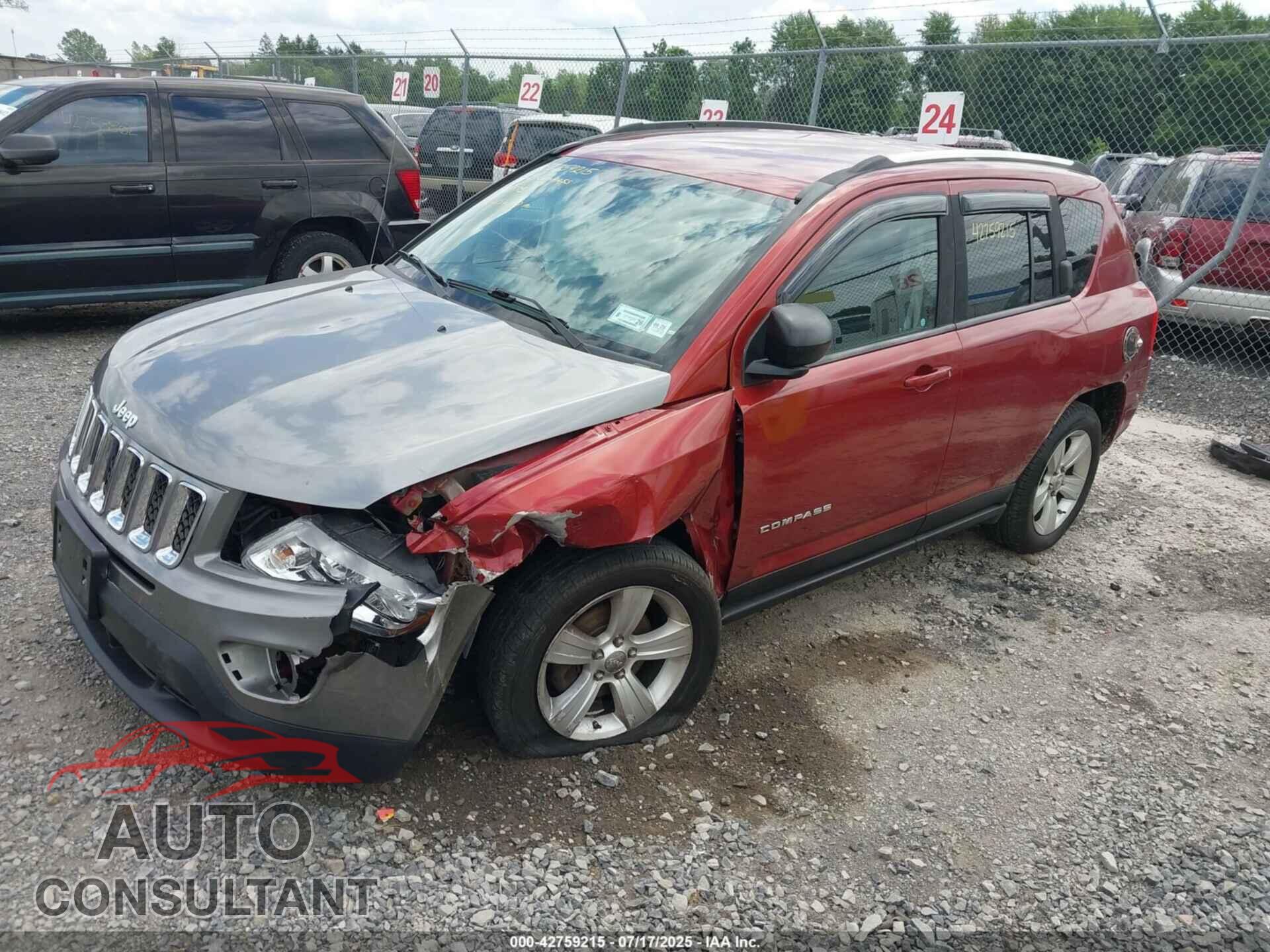 JEEP COMPASS 2012 - 1C4NJDEB6CD524495