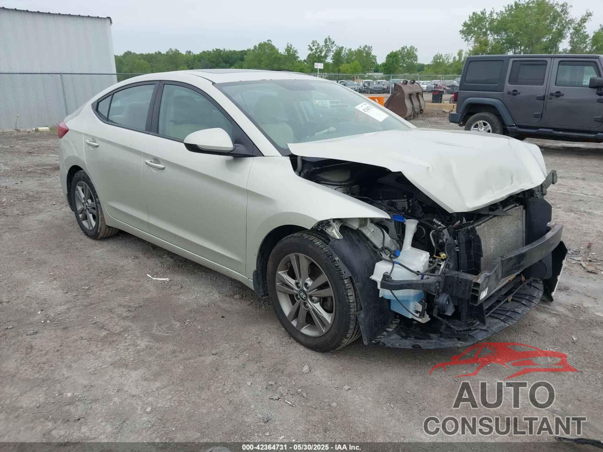 HYUNDAI ELANTRA 2017 - 5NPD84LFXHH139892