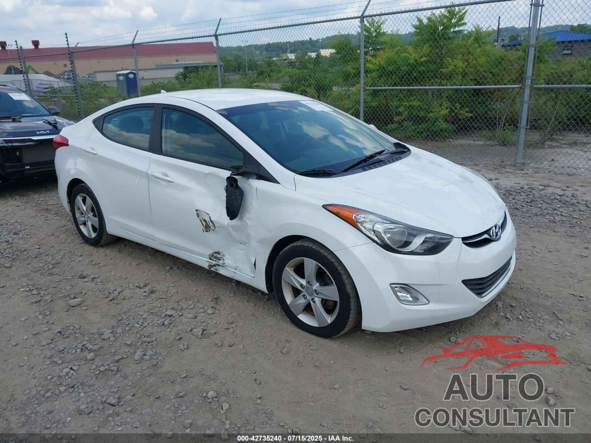 HYUNDAI ELANTRA 2013 - 5NPDH4AE3DH434191