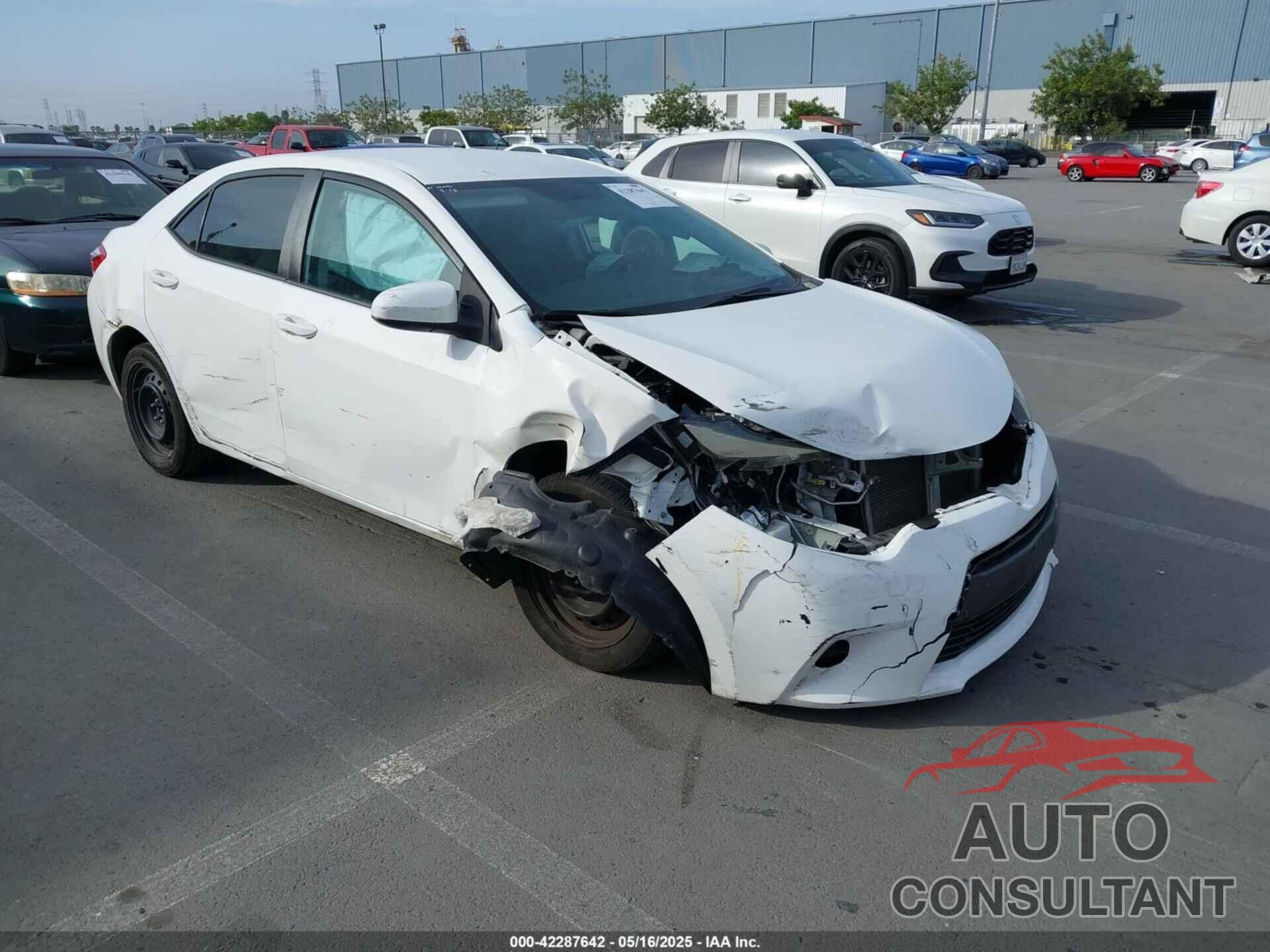 TOYOTA COROLLA 2015 - 5YFBURHEXFP357718