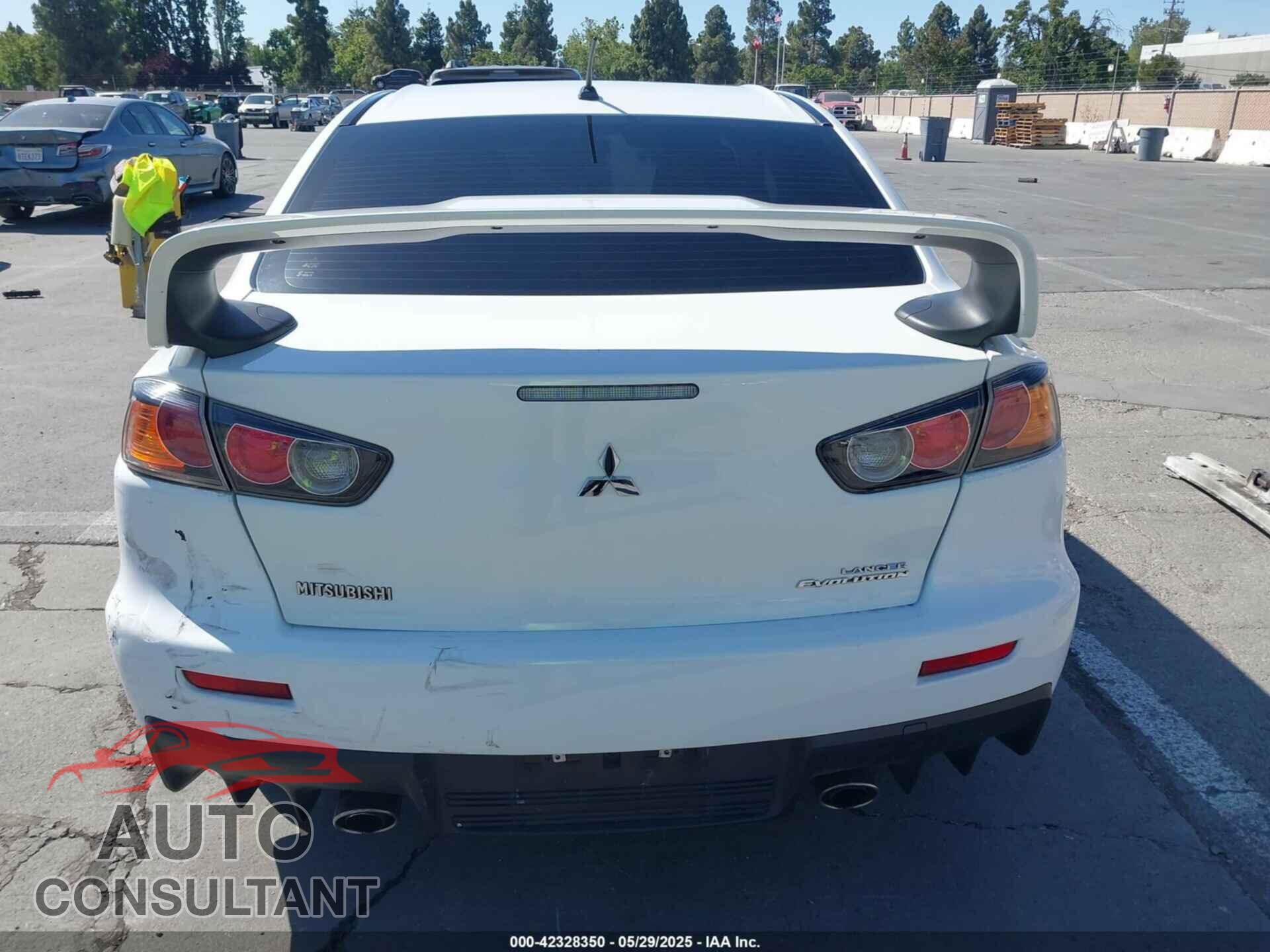 MITSUBISHI LANCER EVOLUTION 2012 - JA32W8FV8CU015978