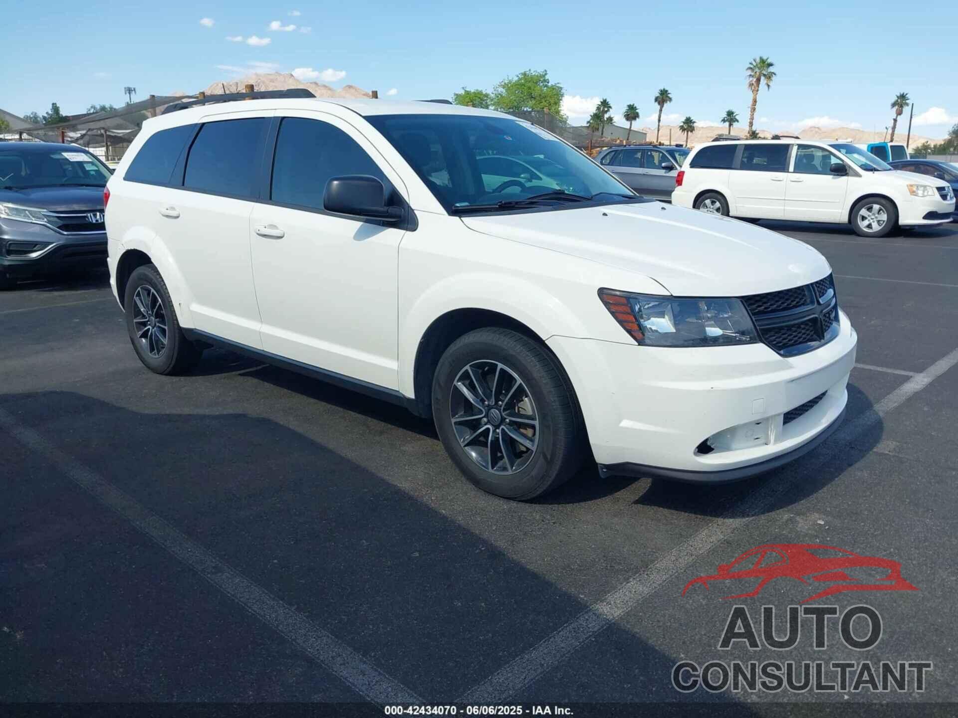 DODGE JOURNEY 2018 - 3C4PDCAB9JT498997