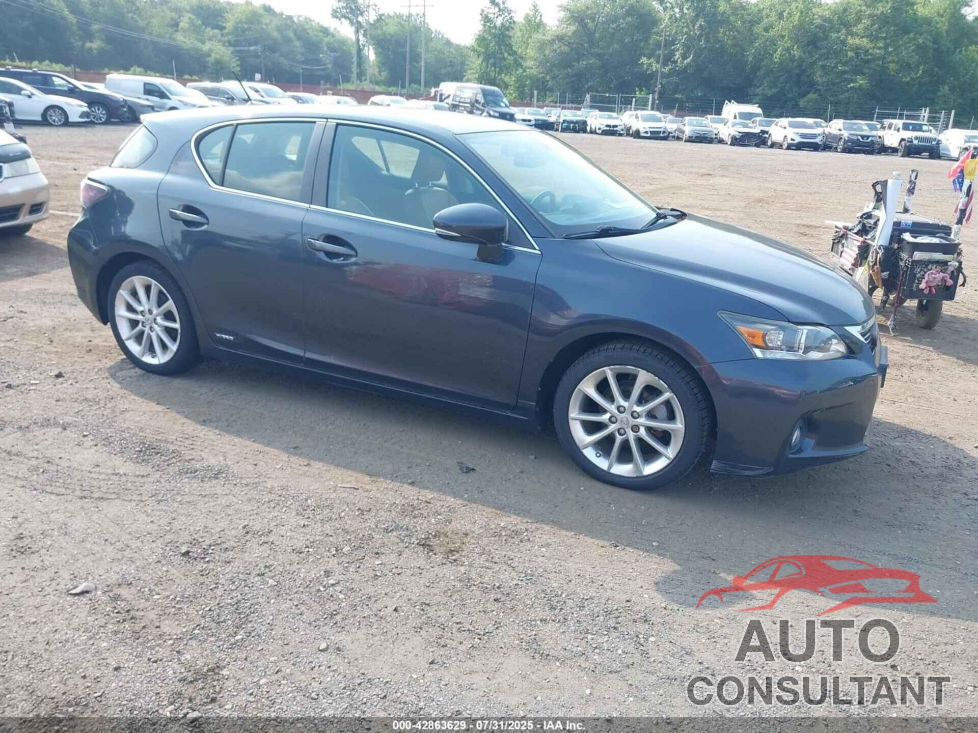 LEXUS CT 200H 2011 - JTHKD5BH0B2039237