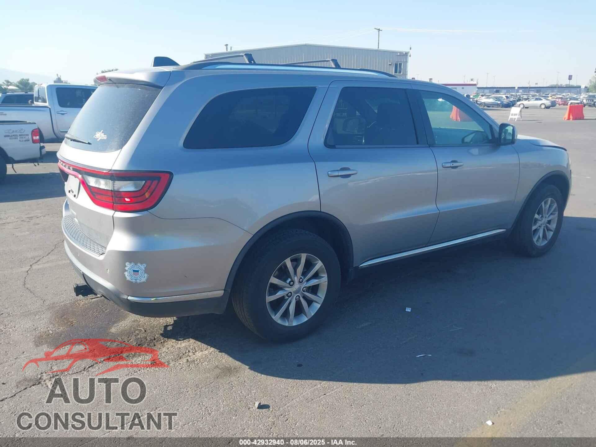 DODGE DURANGO 2017 - 1C4RDJAG3HC936850