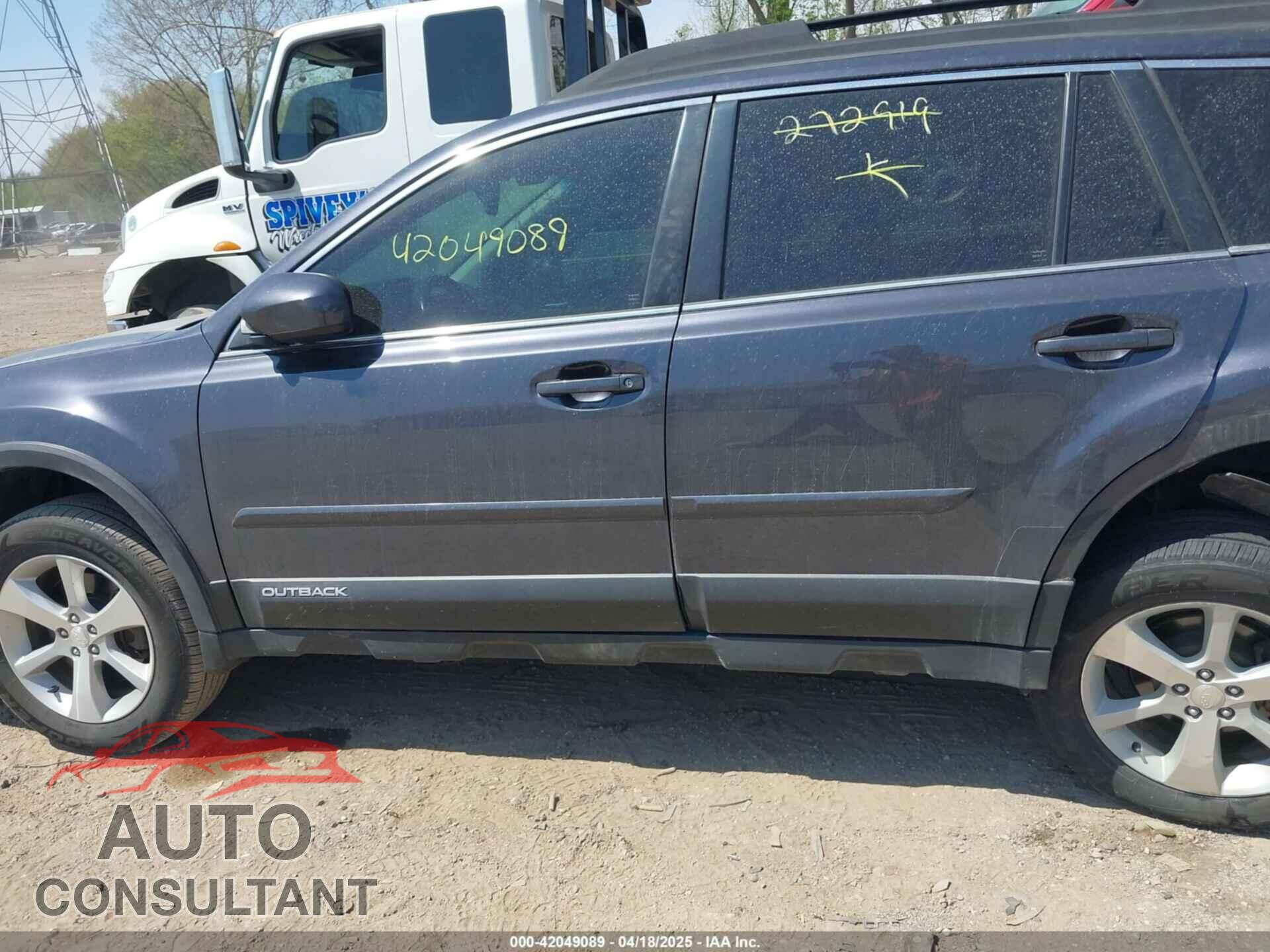 SUBARU OUTBACK 2013 - 4S4BRDPC6D2272919