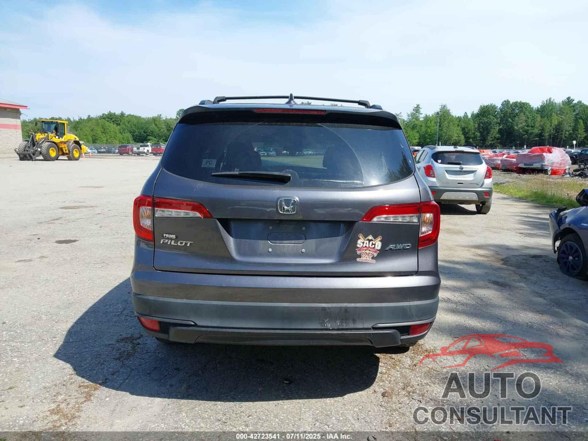 HONDA PILOT 2019 - 5FNYF6H15KB056957