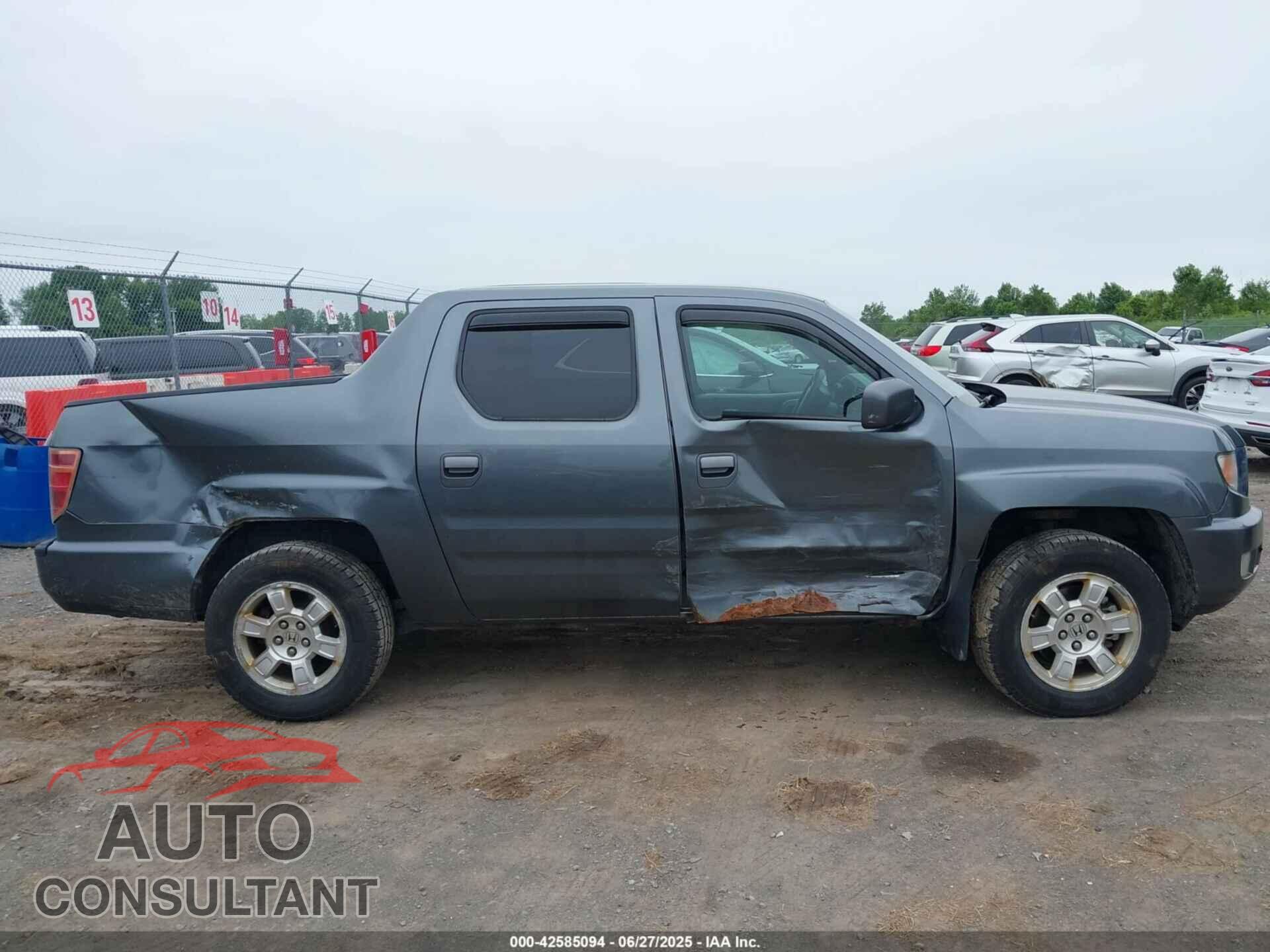 HONDA RIDGELINE 2011 - 5FPYK1F46BB008404